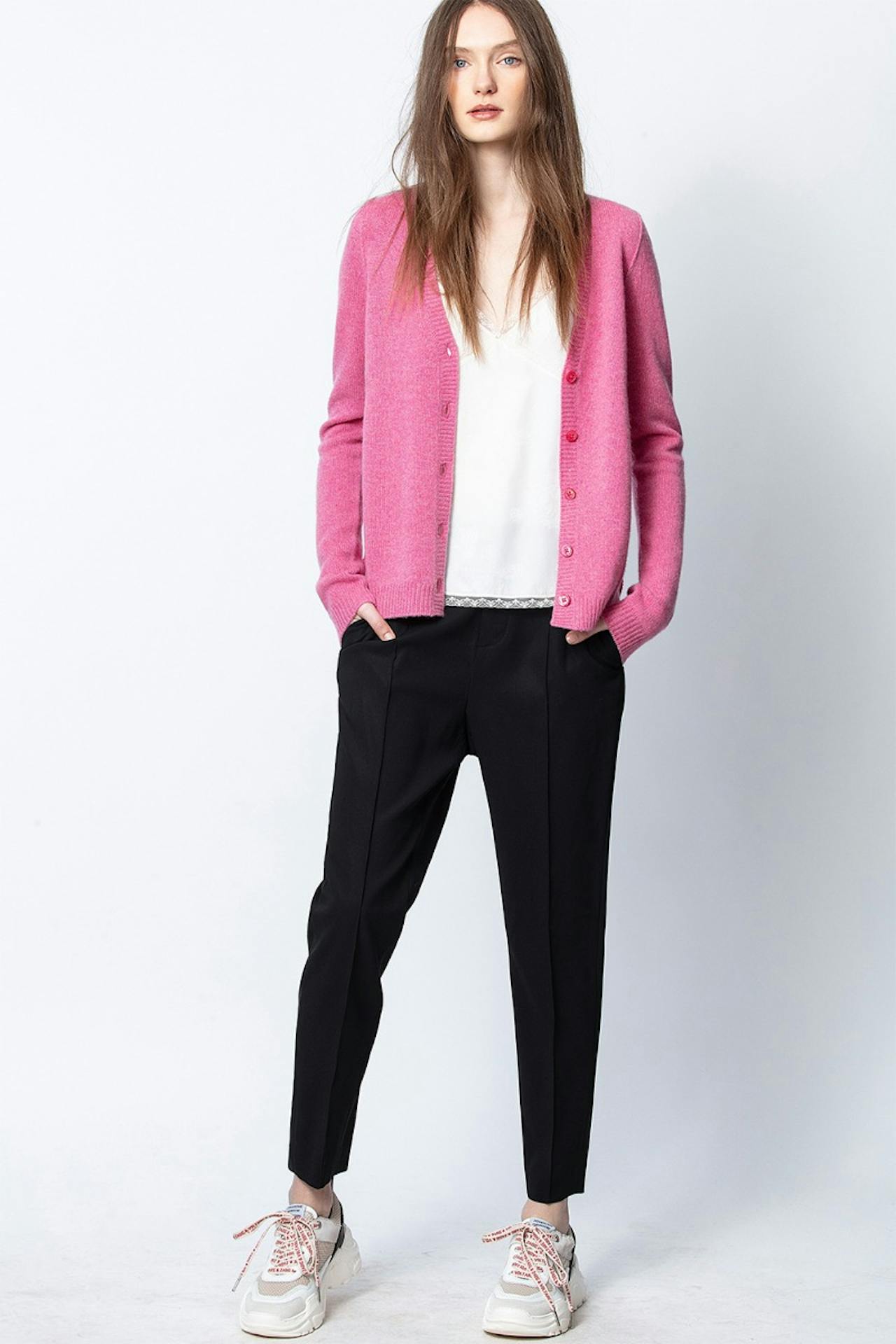 Nerys Art Strass Cachemire Cardigan 2