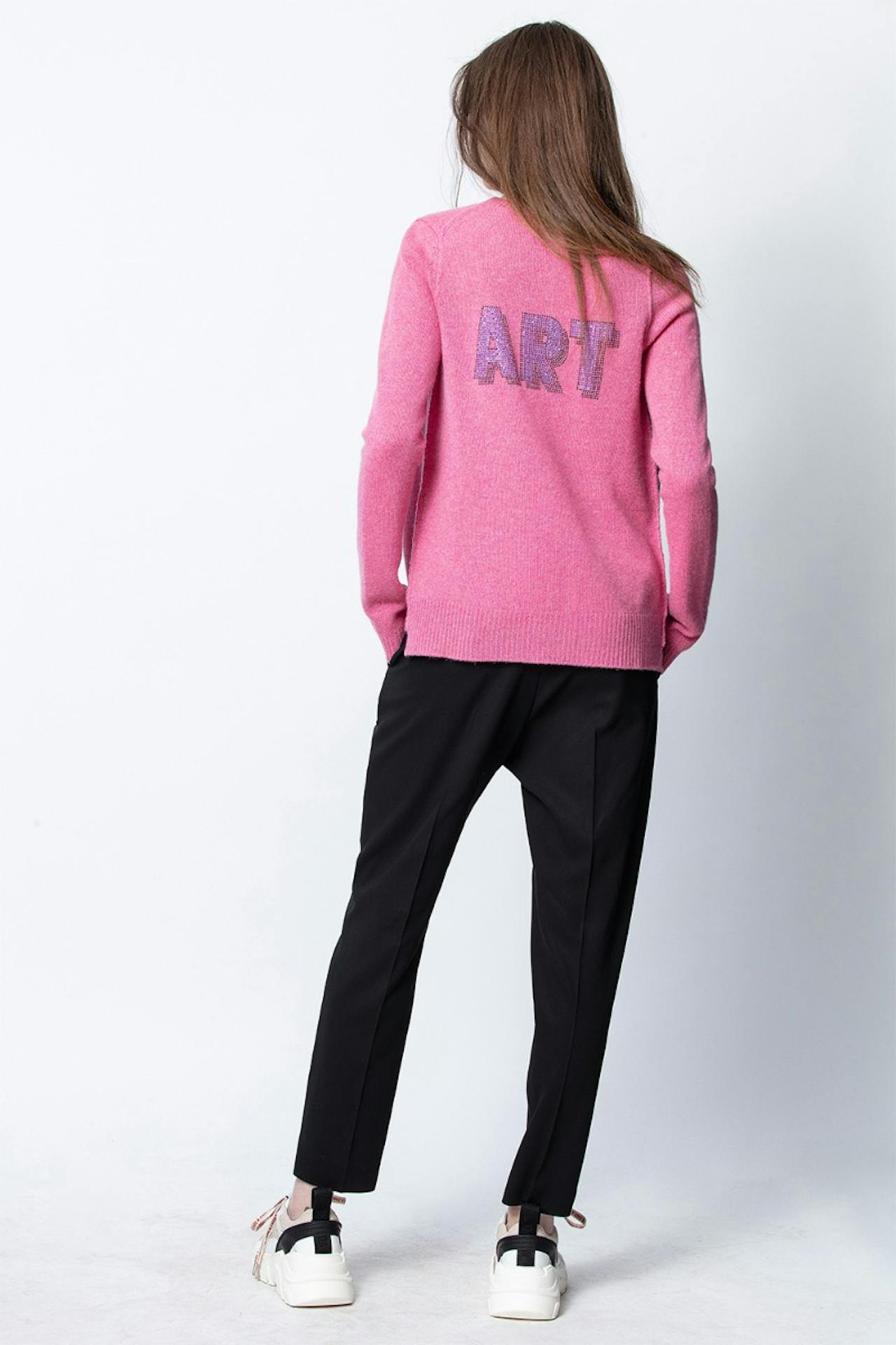 Nerys Art Strass Cachemire Cardigan 3