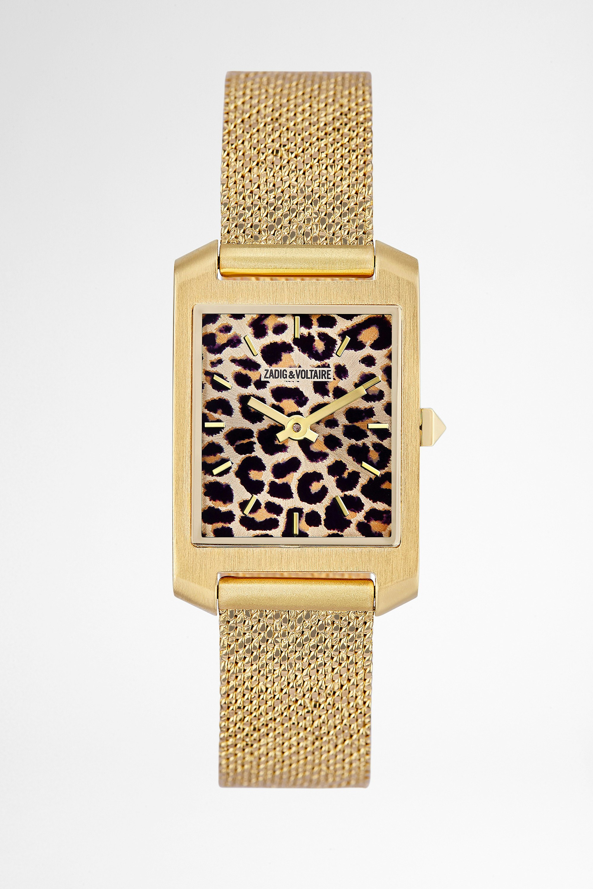 Leopard Printed Timeline Watch