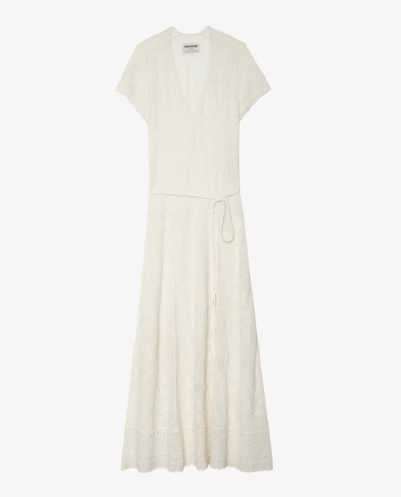 Melody Pointelle Knit Dress