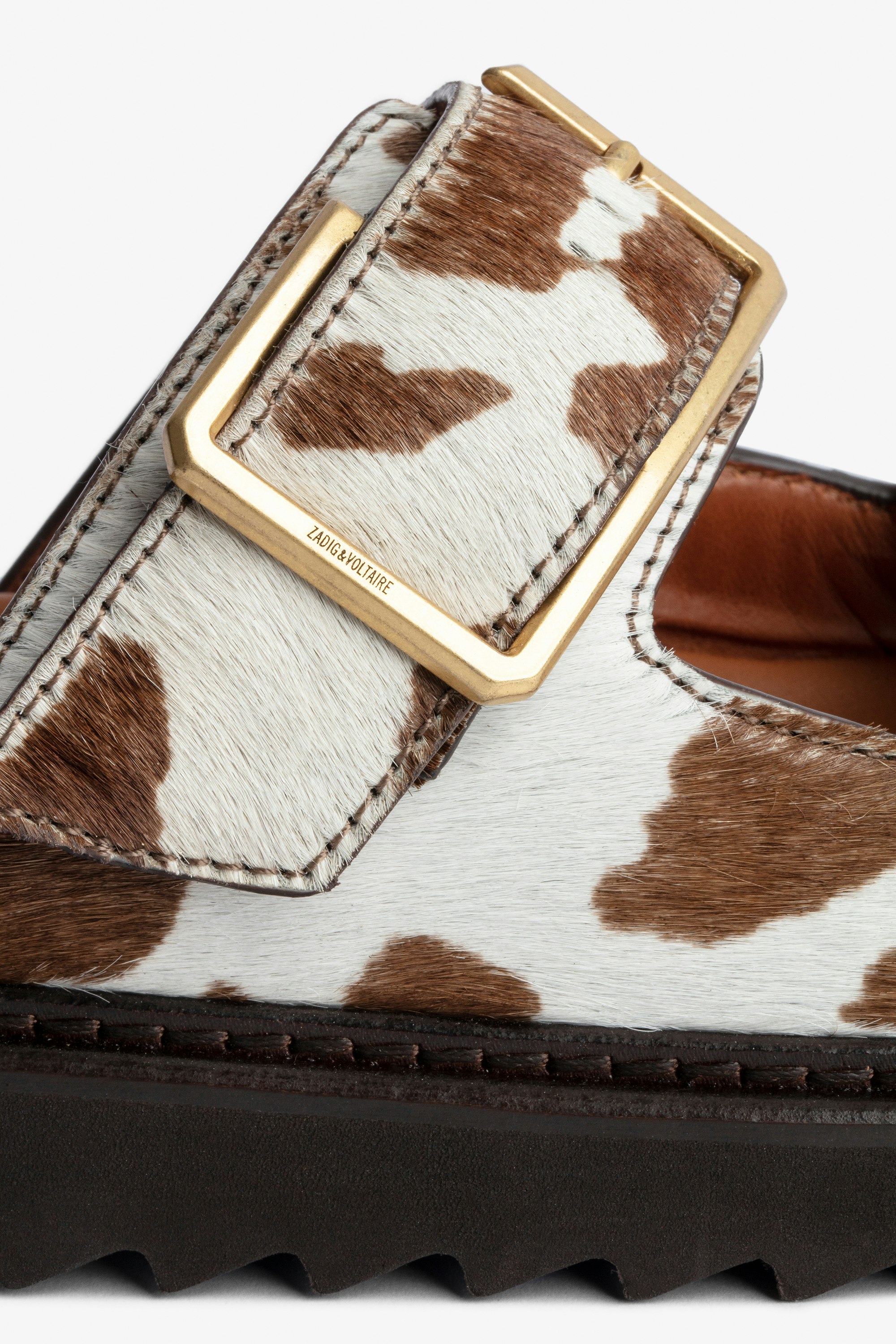 Cecilia Alpha Cow Sandals 5