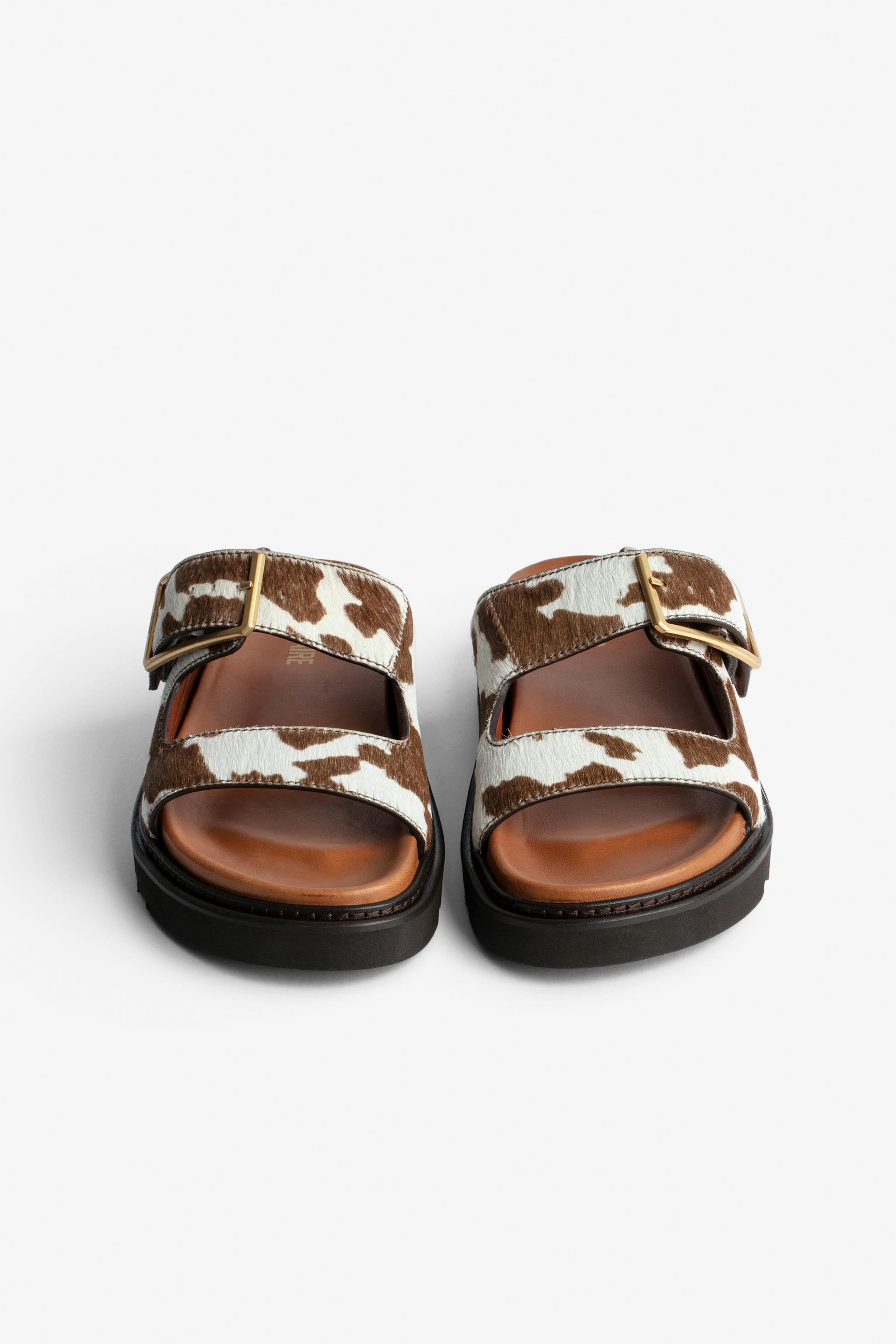 Cecilia Alpha Cow Sandals 3