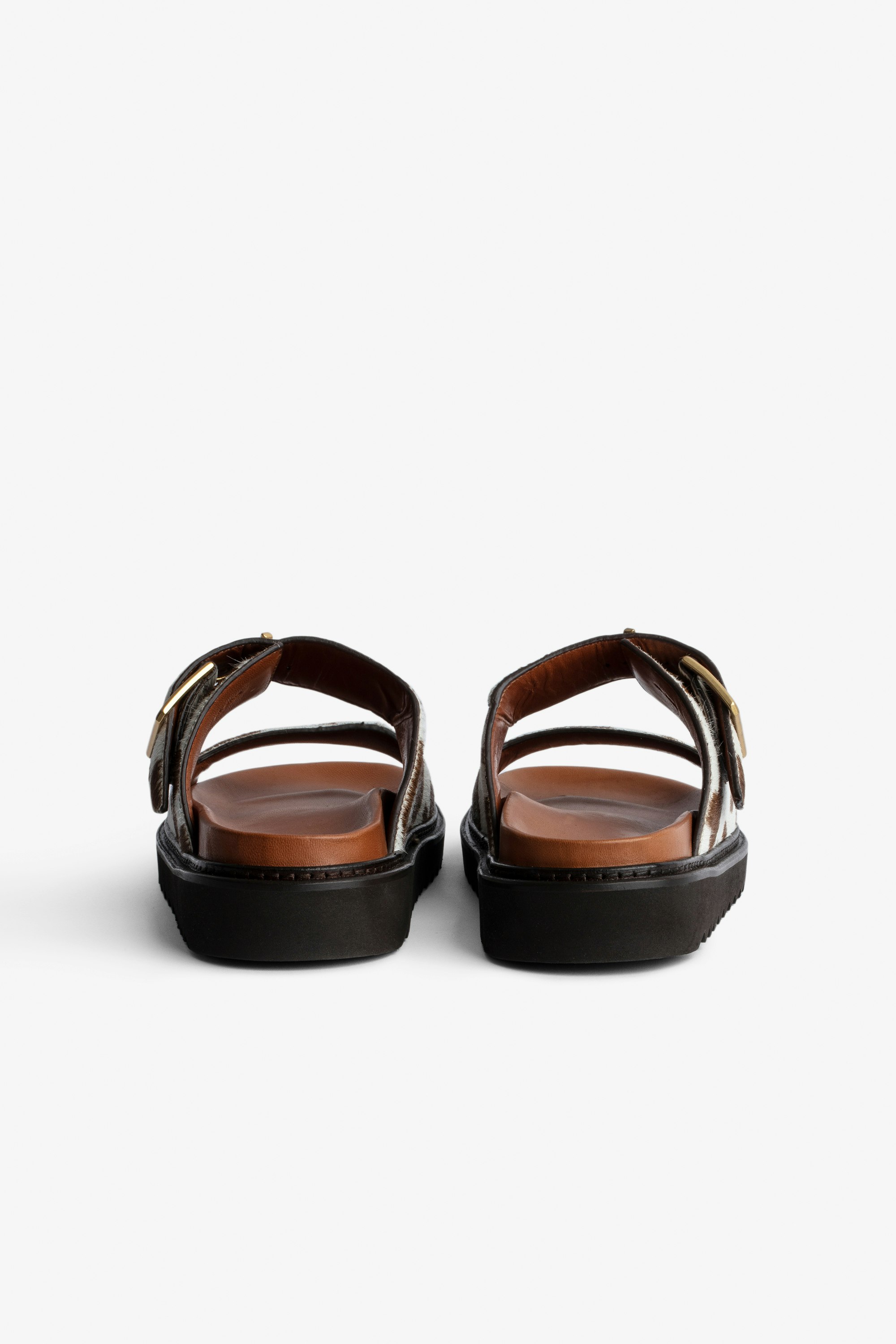 Cecilia Alpha Cow Sandals 4