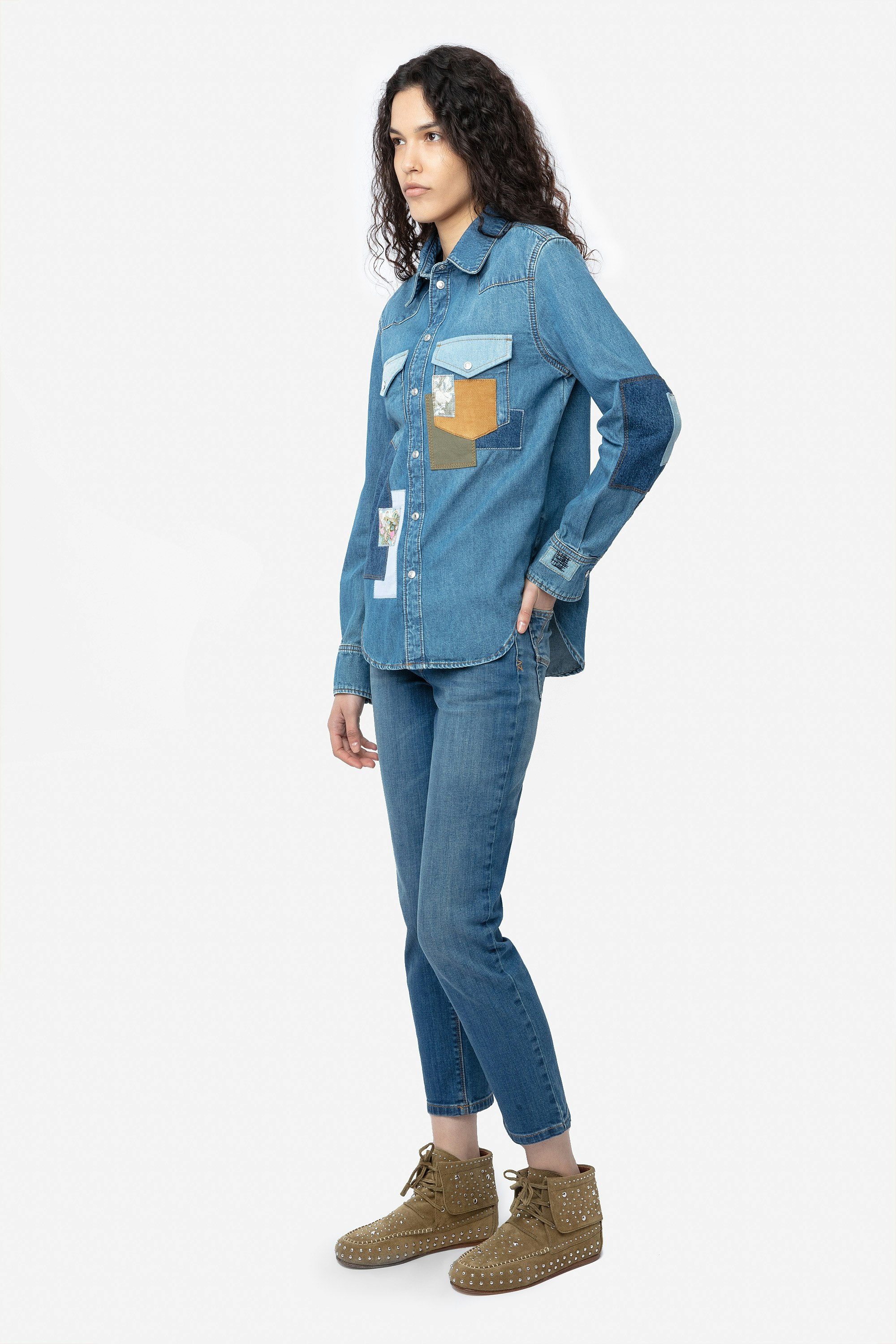 Santa Fe Dream Studs Ankle Boots