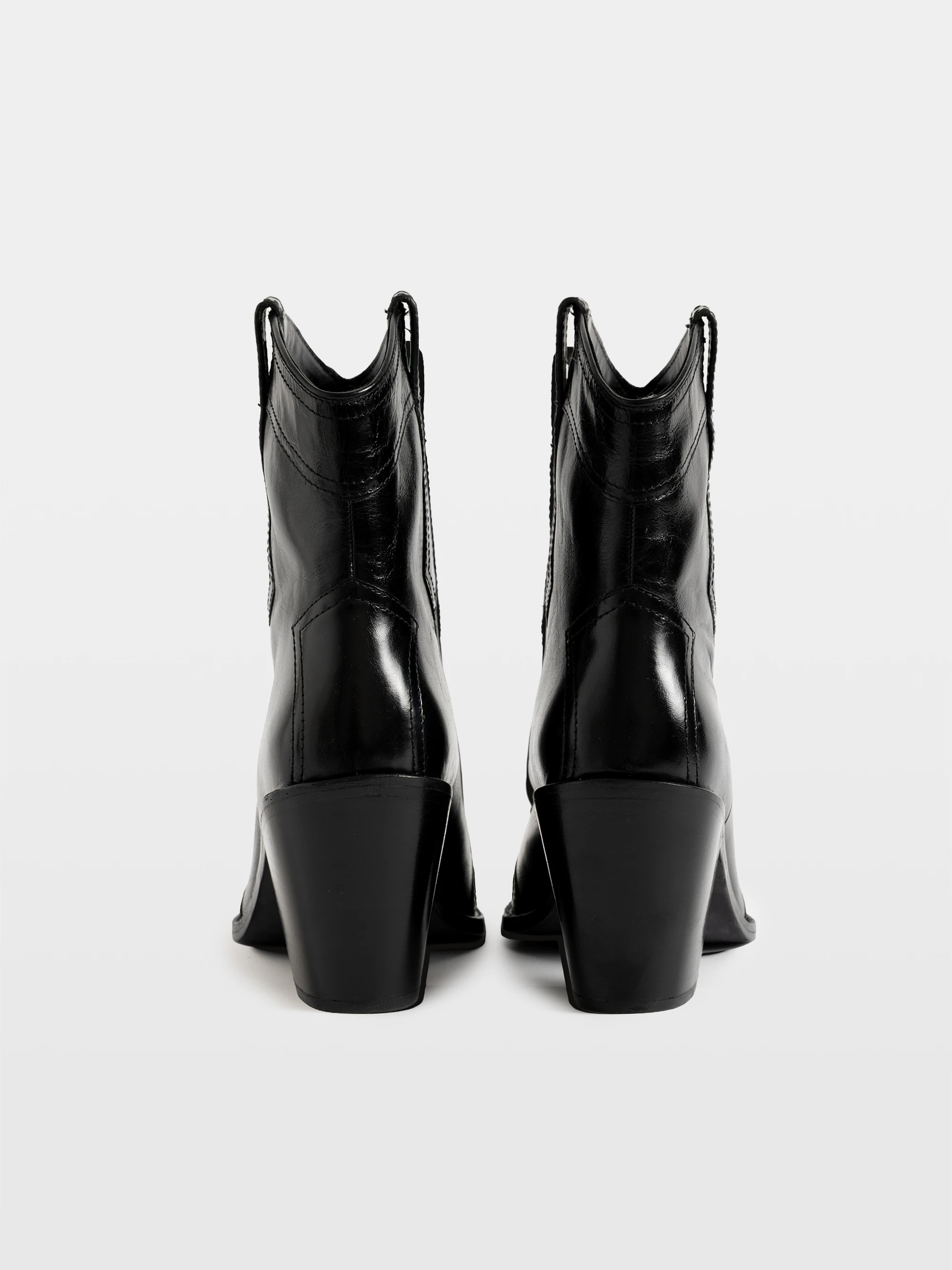 Cara Vintage Patent Boots
