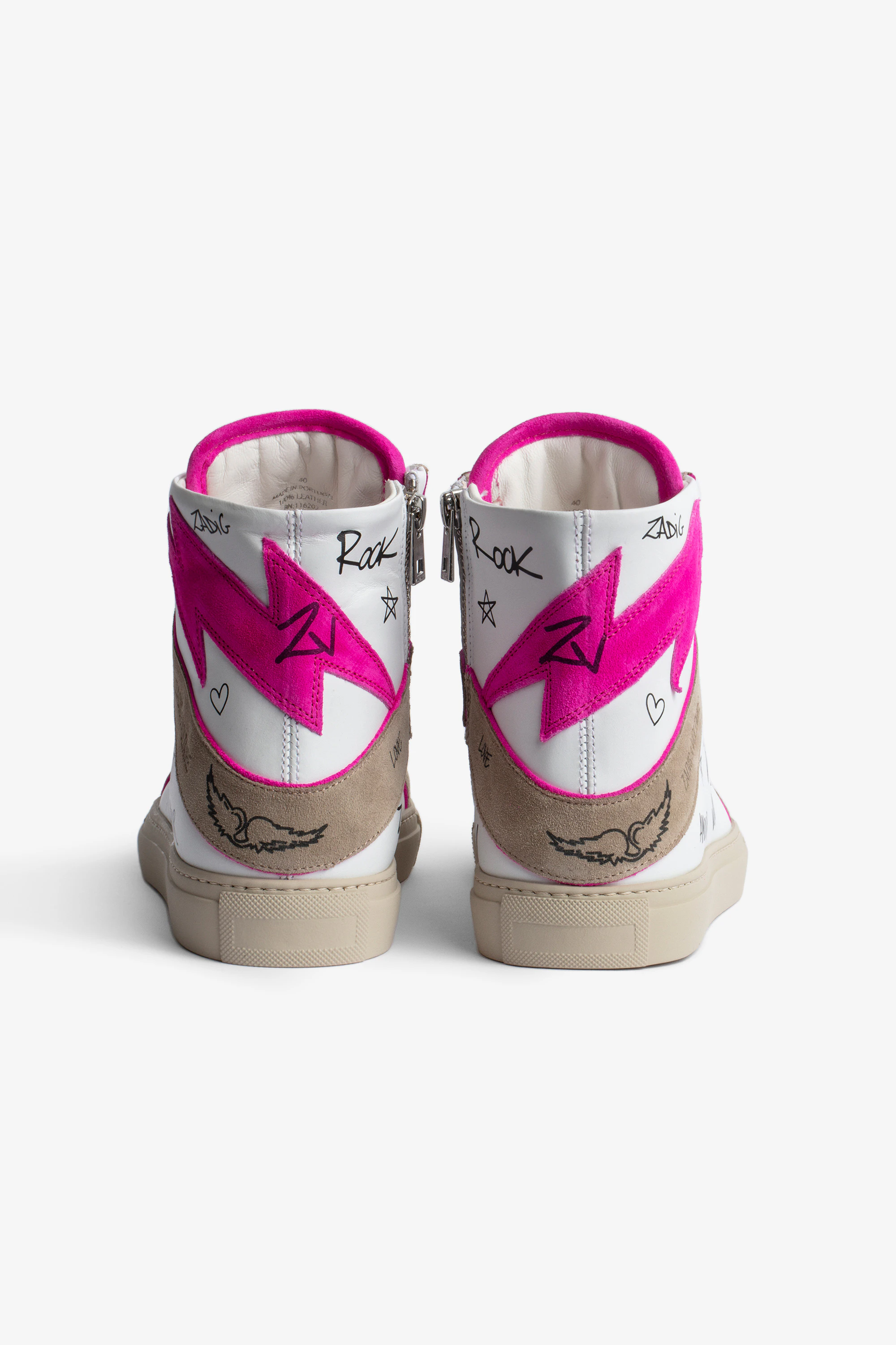 ZV1747 High Flash Sneakers sneakers red women | Zadig&Voltaire