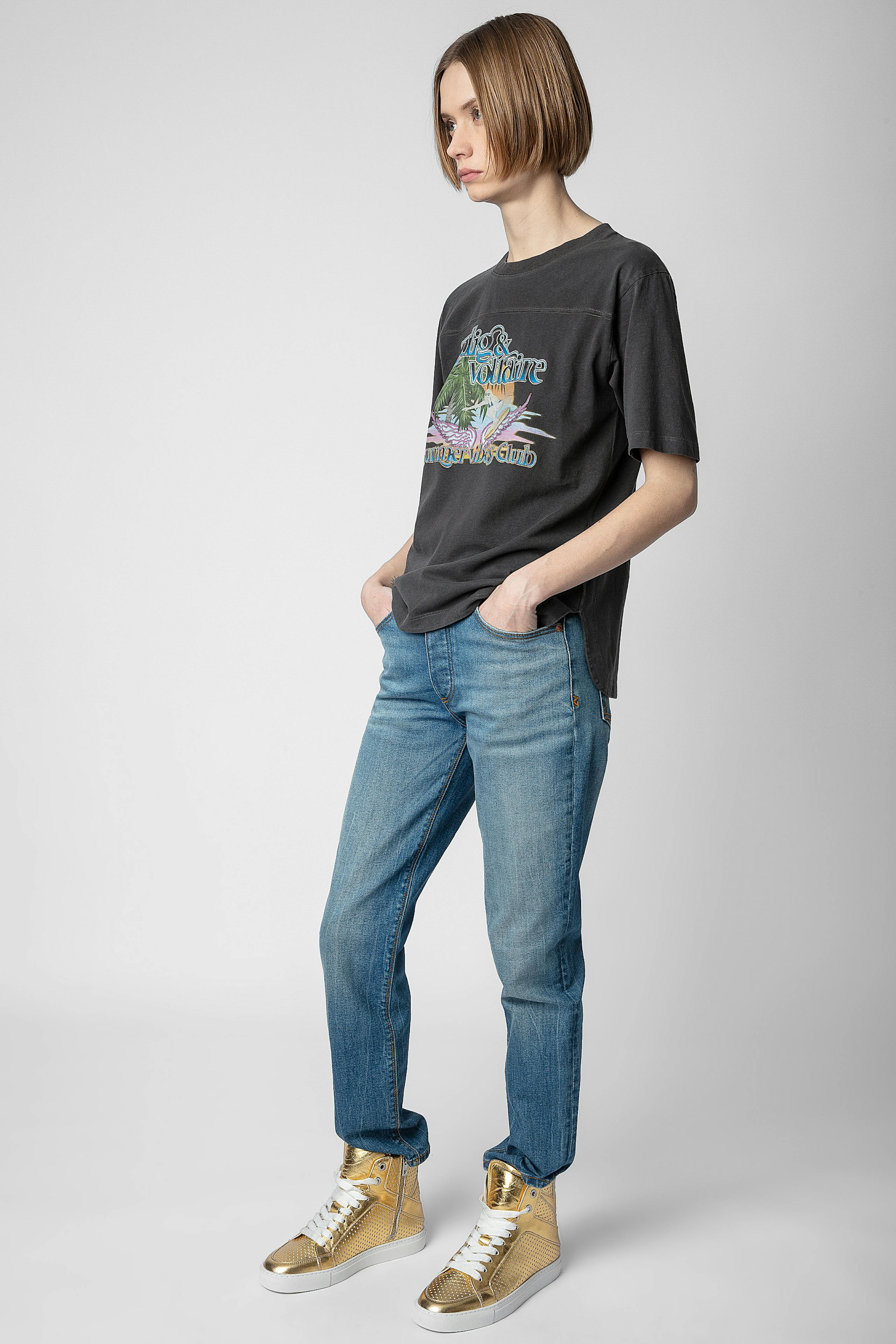 ZV1747 High Flash Vintage Metal Sneakers 6