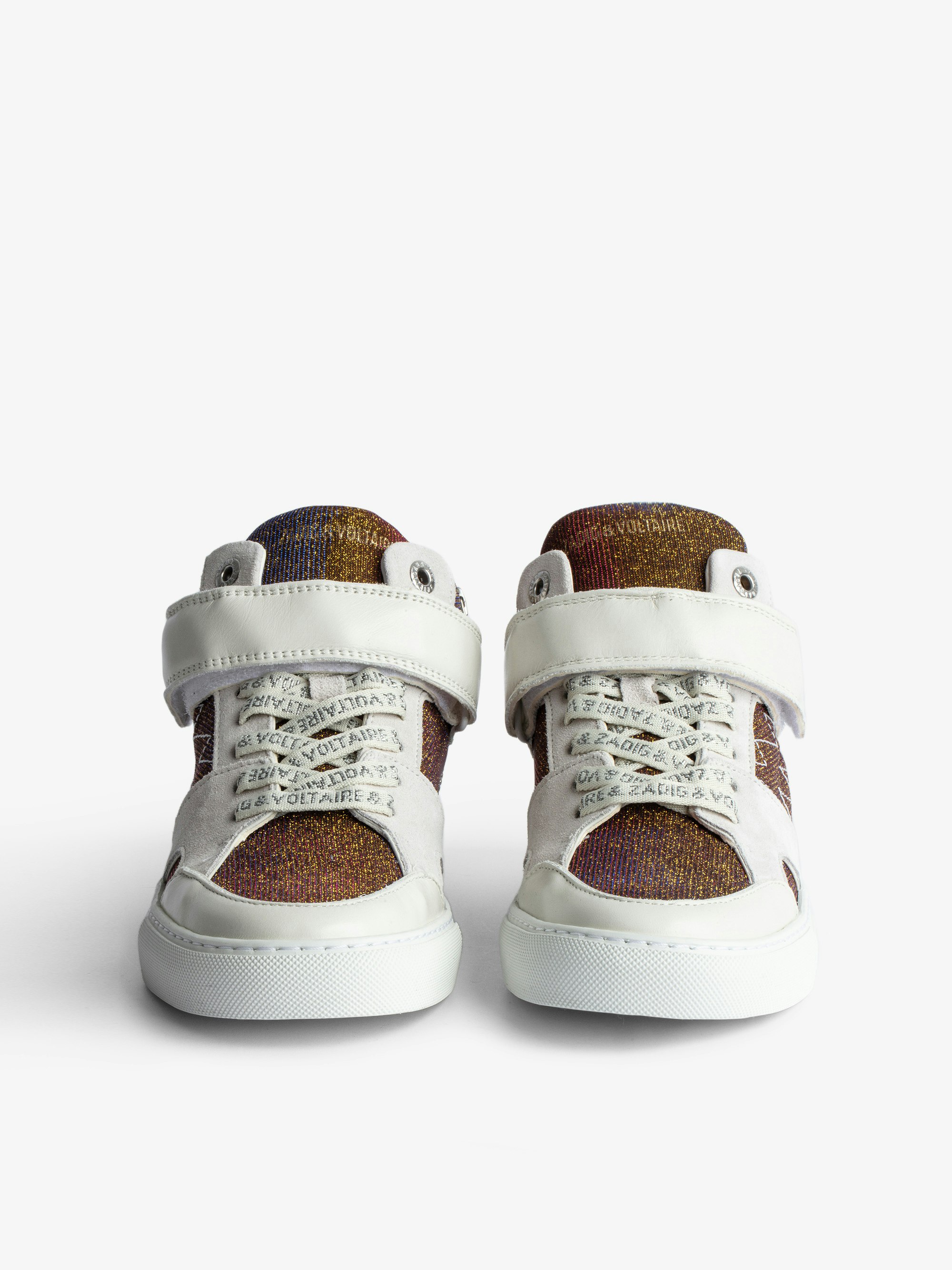 ZV1747 Mid Flash Sparkle Sneakers