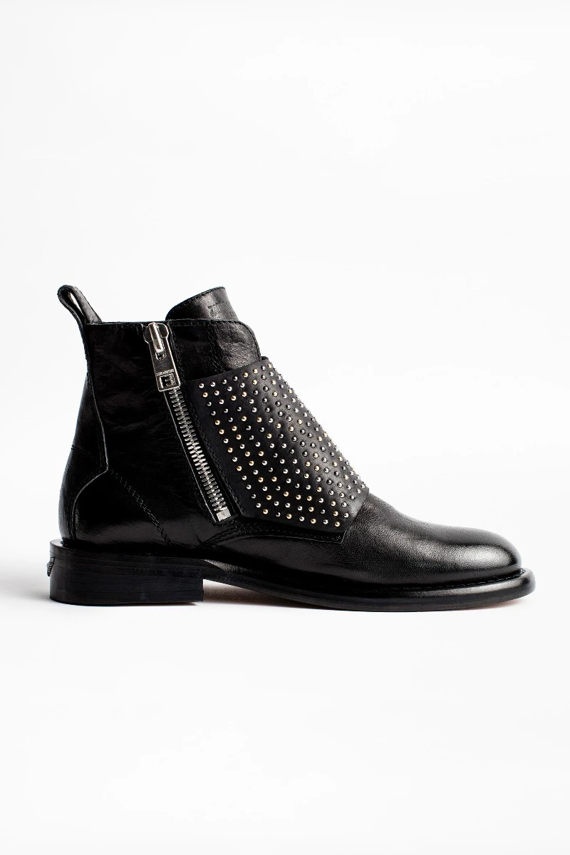 Laureen Flap Studs Ankle Boots thumbnail 2
