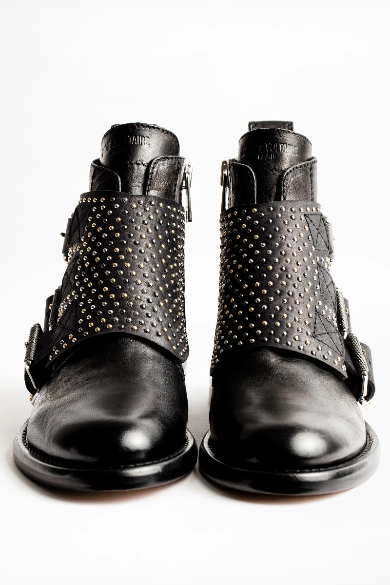 Laureen Flap Studs Ankle Boots thumbnail 4