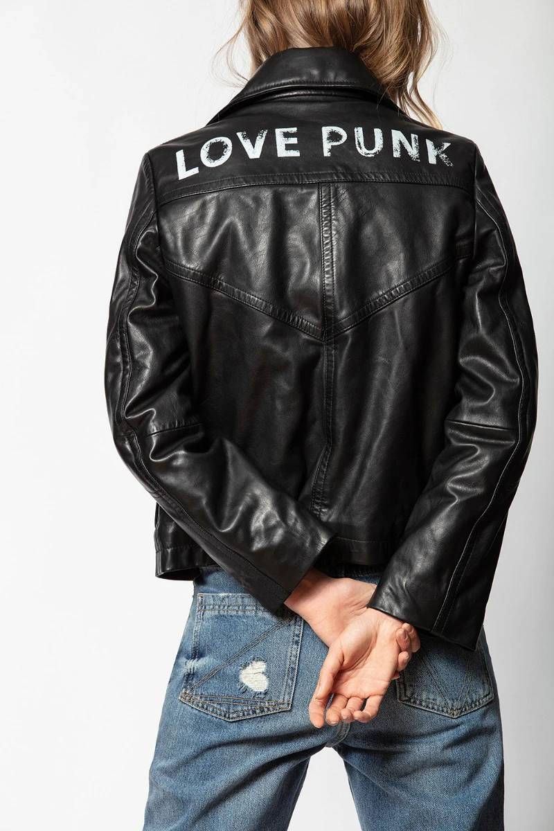 Blouson Lila Cuir thumbnail 3