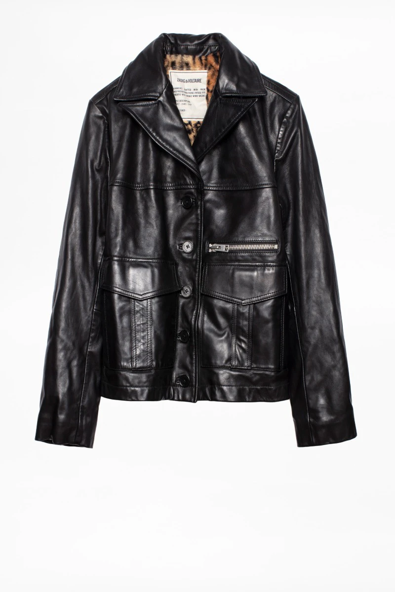 Blouson Lila Cuir thumbnail 6