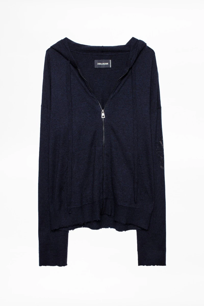 Cardigan Sxtine Cachemire Strass thumbnail 5