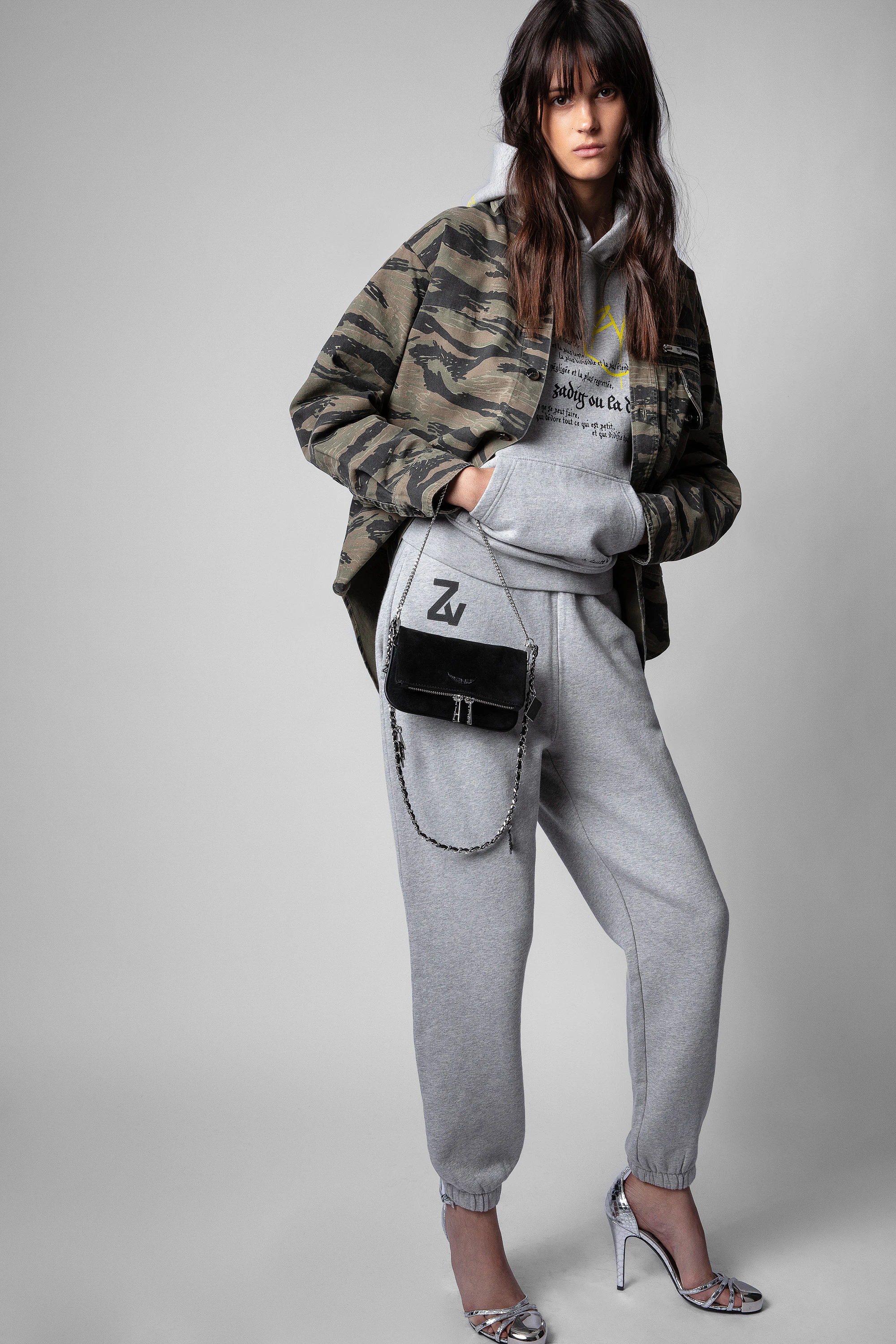 Bolso de mano Rock Nano Suede & Charms thumbnail 9