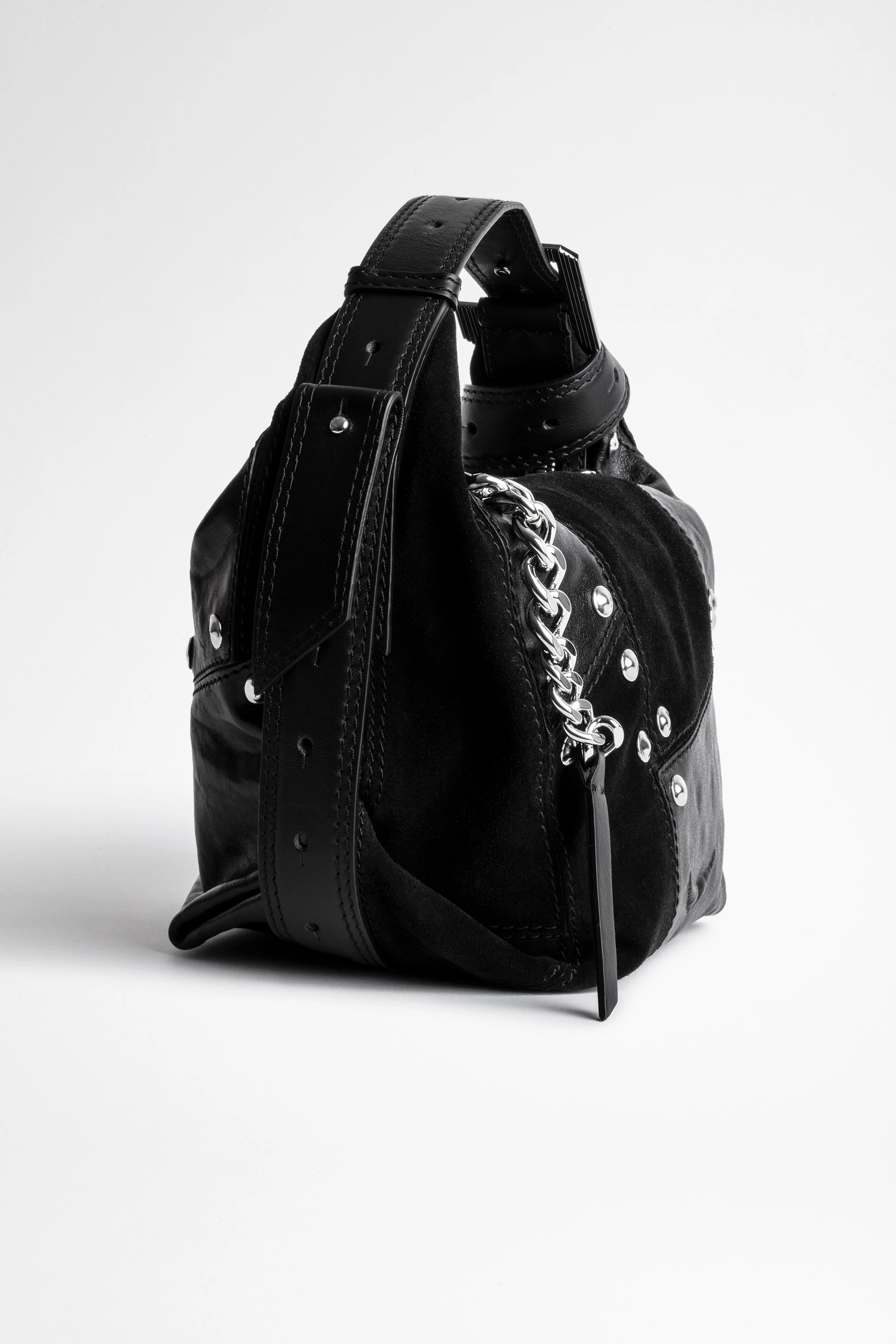 Le Cecilia Patchwork Studs Bag bag black women | Zadig&Voltaire