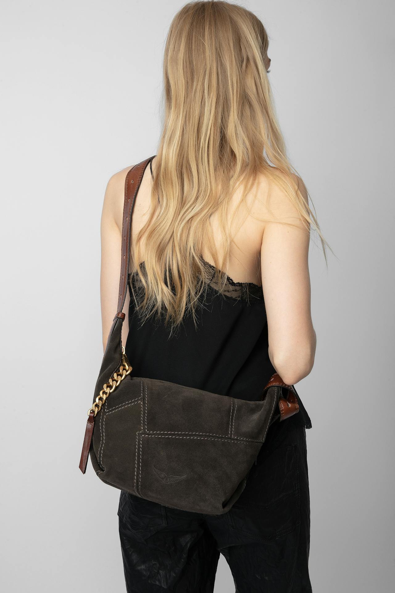 Sac Le Cecilia Suede Patchwork 10