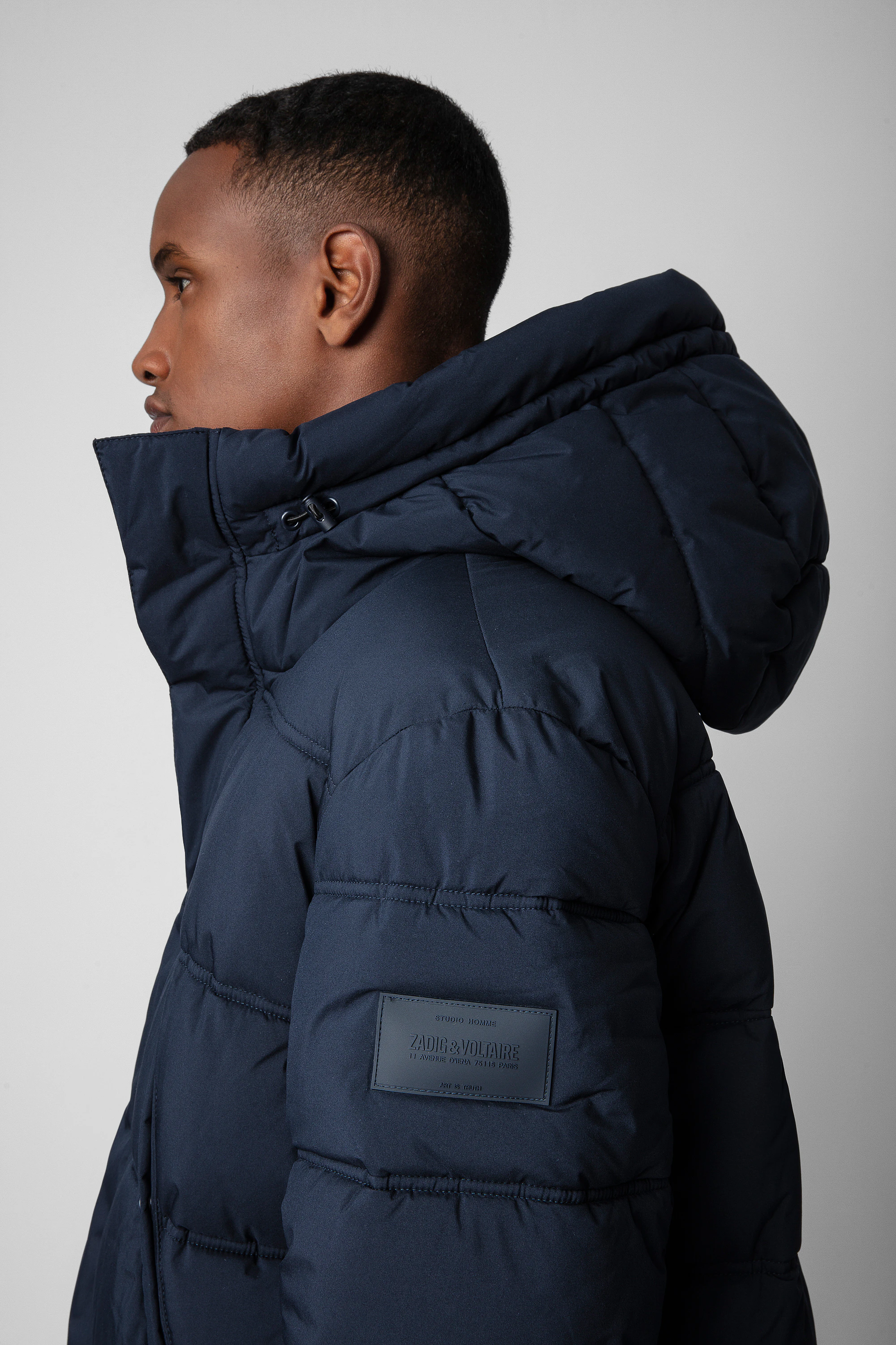 Bowel Nylon Parka parka blue men | Zadig&Voltaire