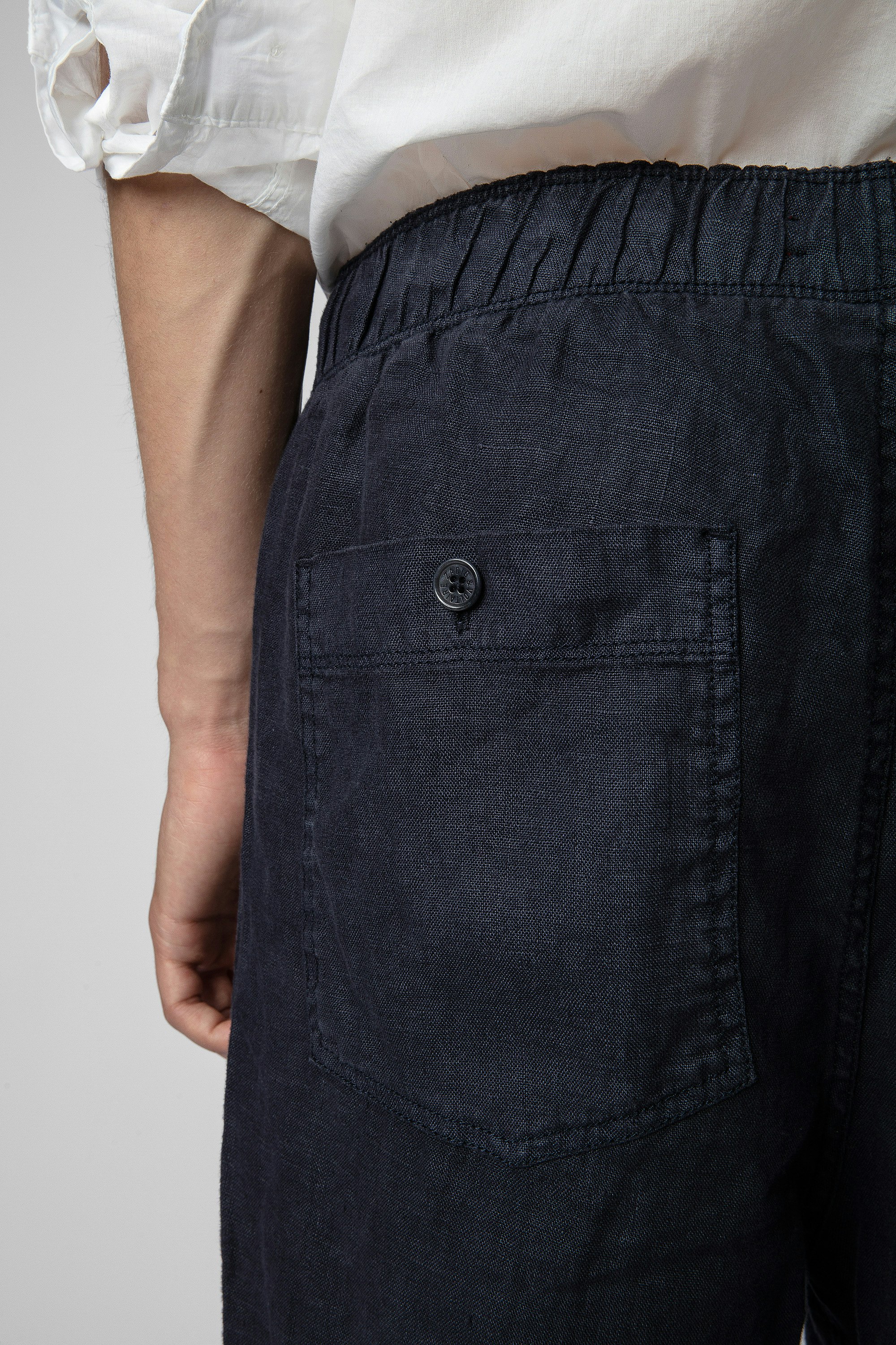 Linen Pixel Trousers 4