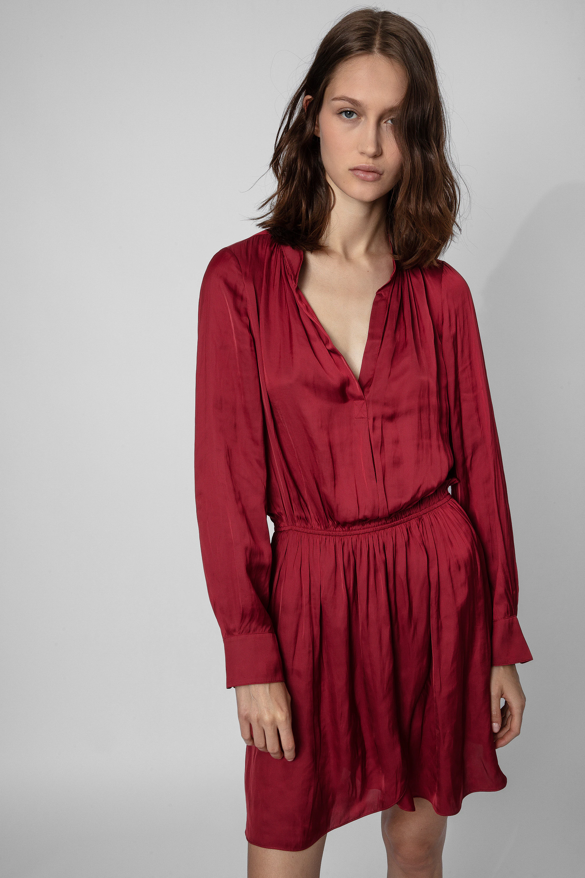 Rinka Satin Dress thumbnail 3