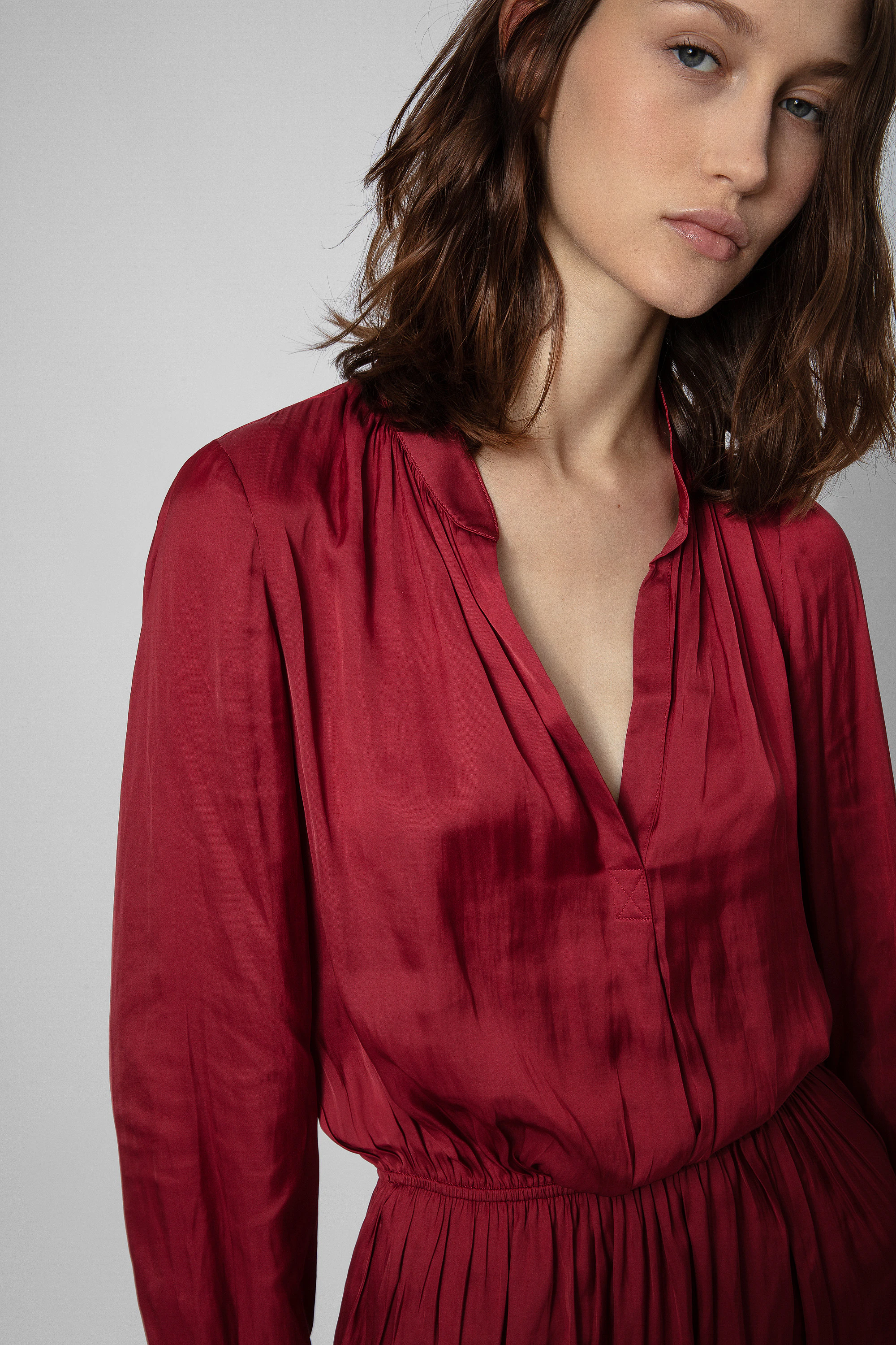 Rinka Satin Dress thumbnail 2