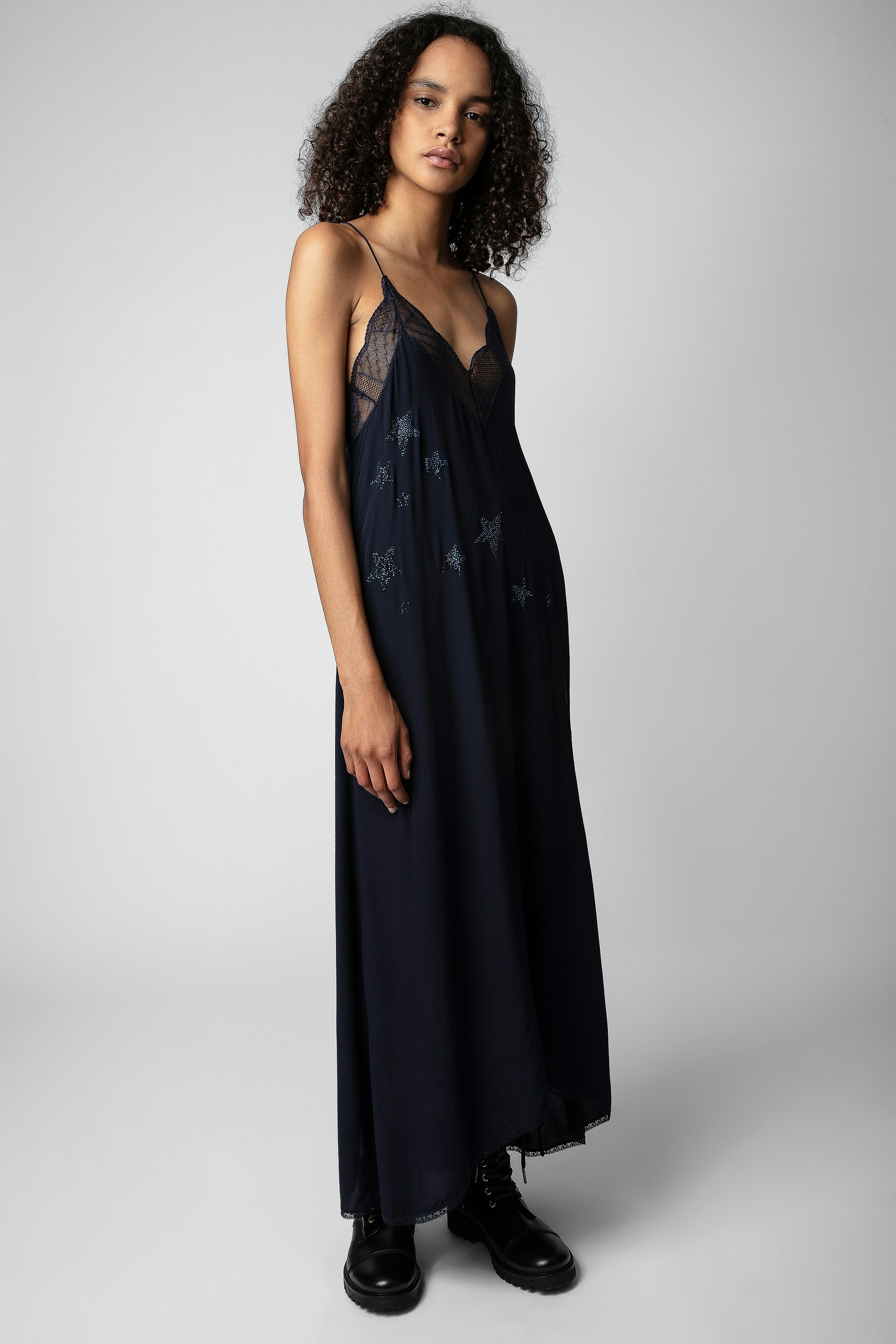 Risty Soft Diamanté Stars Dress