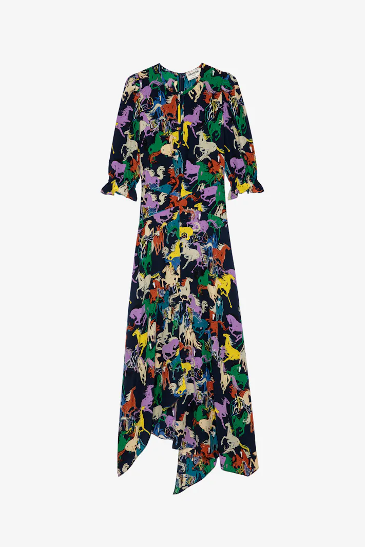 Abito Ranage Horses in seta