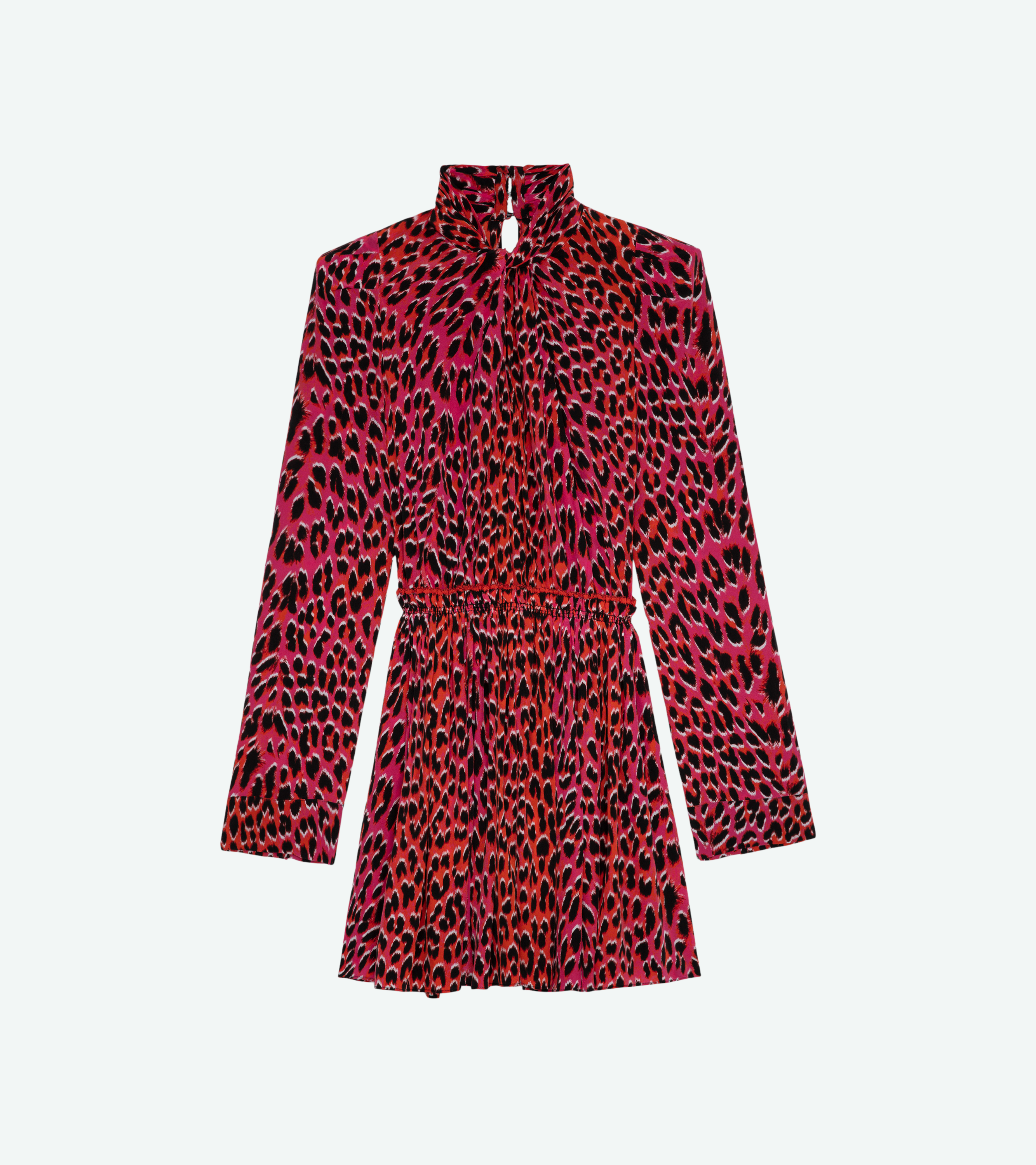 Ryde Leopard Silk Dress