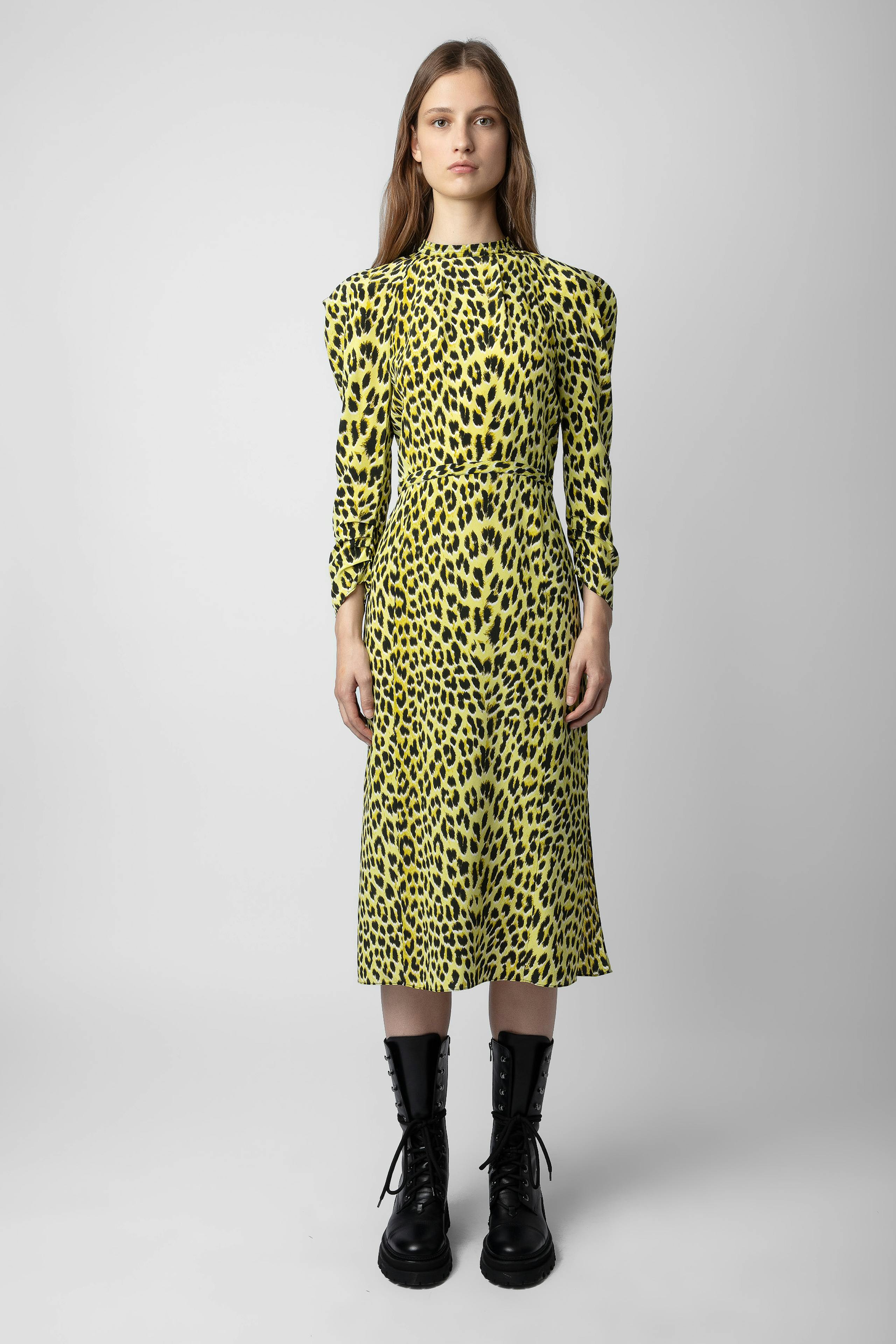 Racyl Leopard Silk Dress 1