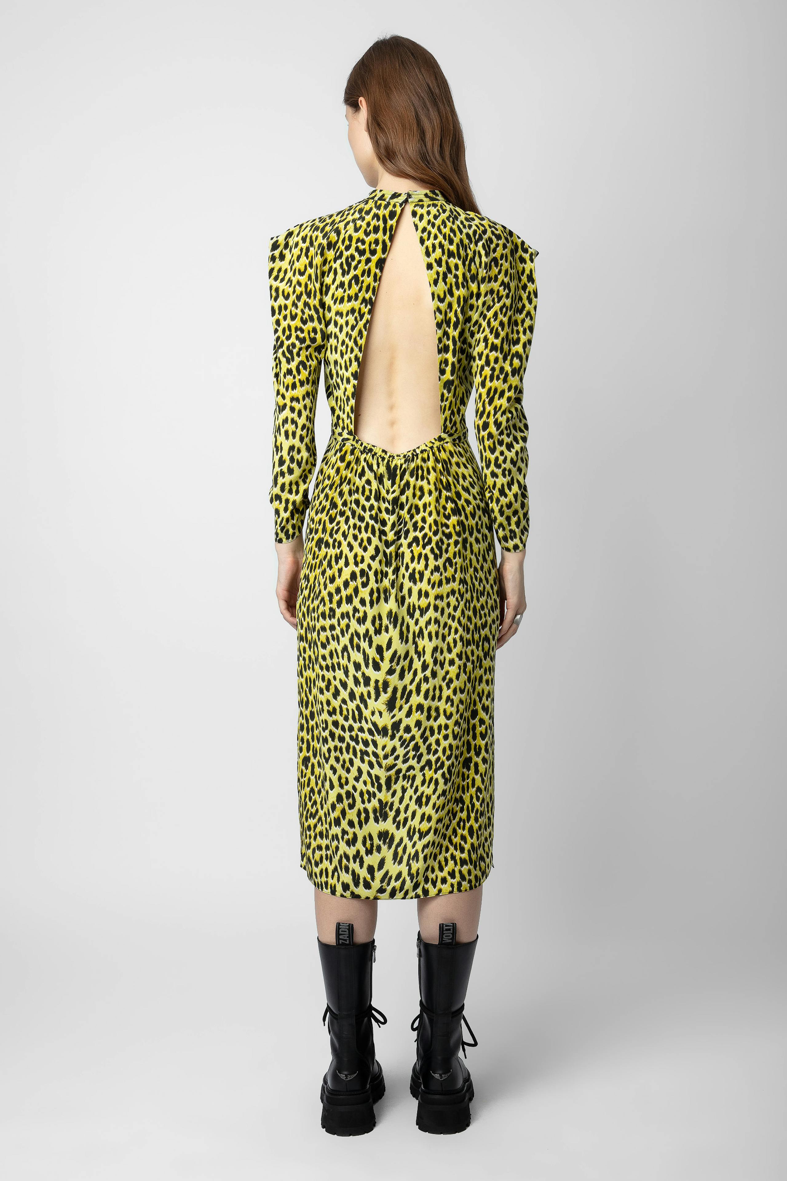 Racyl Leopard Silk Dress 4