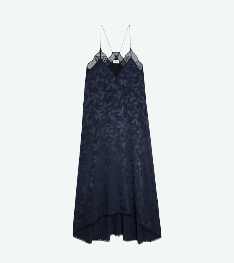 Risty Silk Jacquard Dress