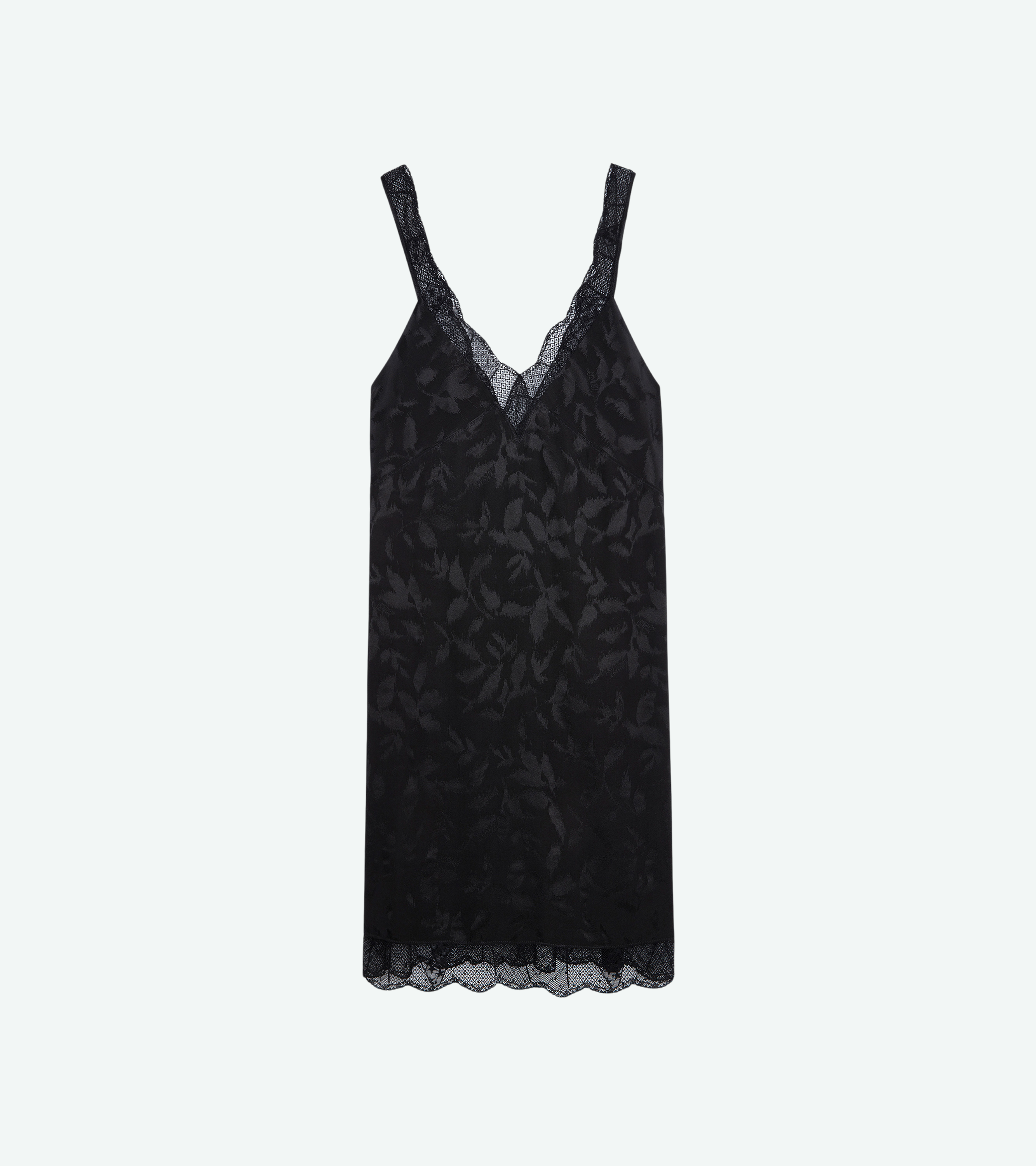 Renelle Silk Jacquard Dress