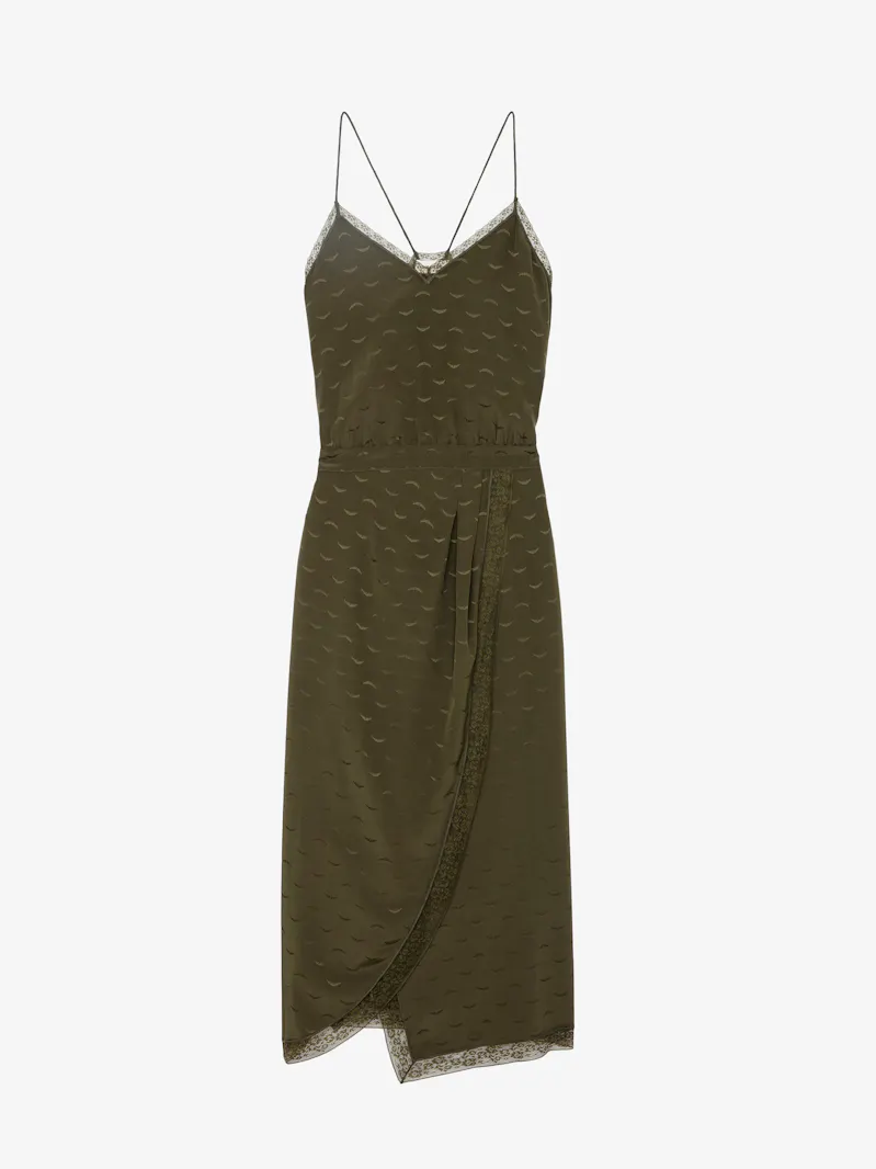 Rixi Silk Jacquard Dress