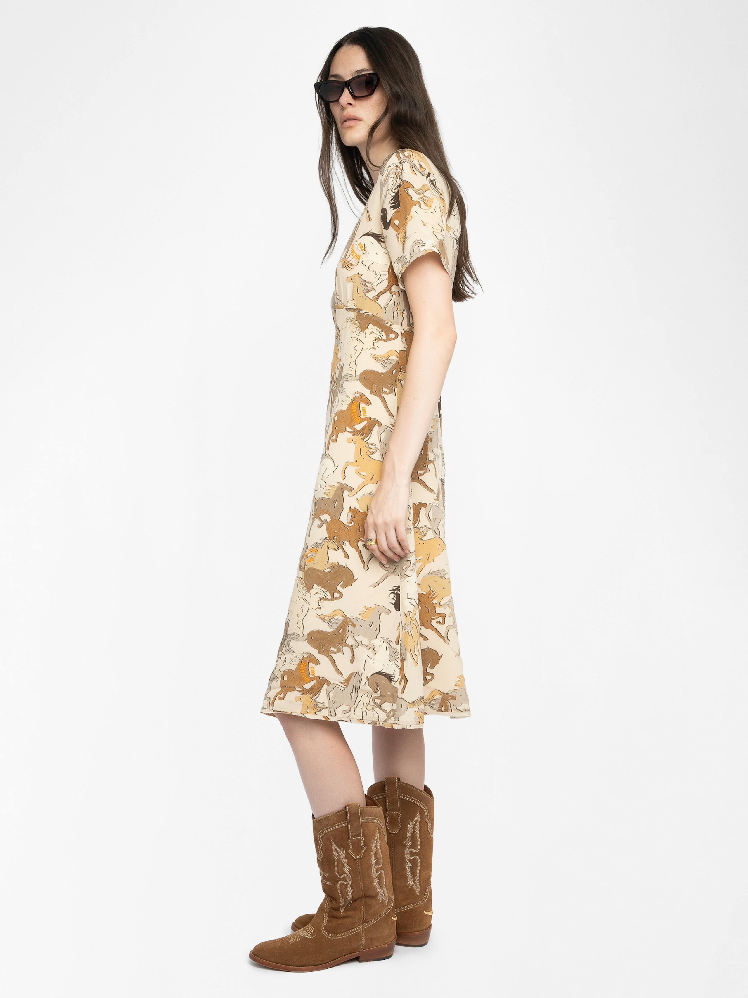 Rhodral Horse Print Dress 2