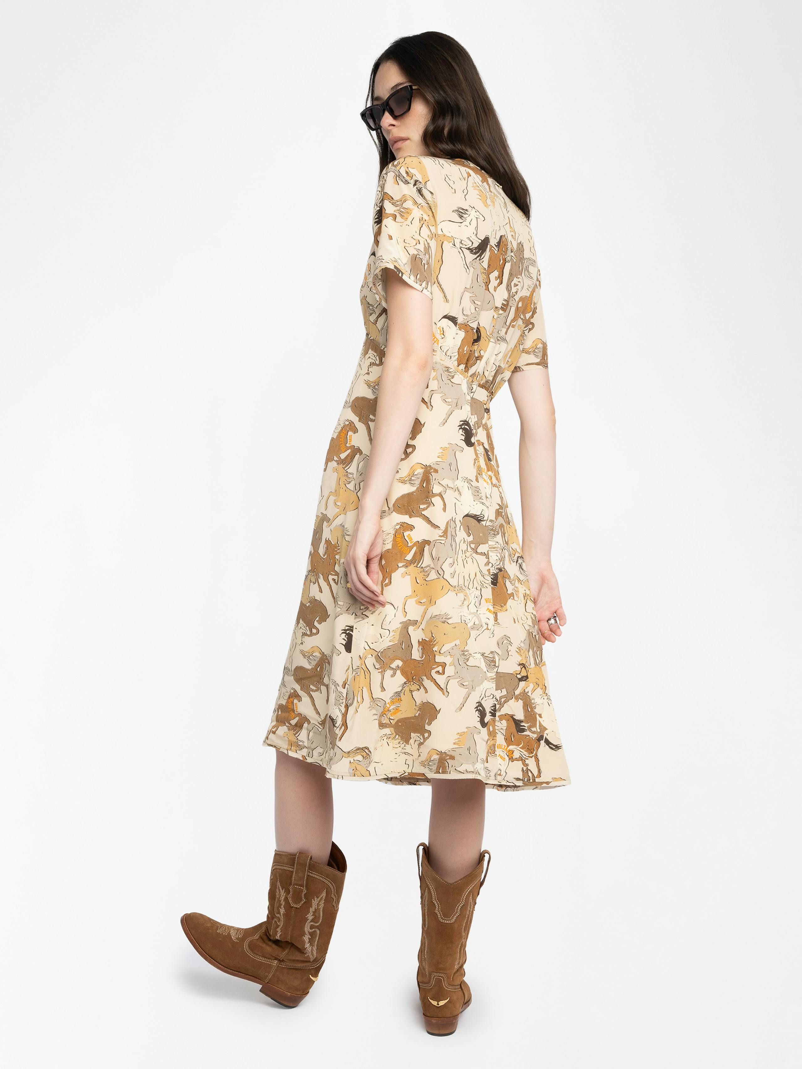 Rhodral Horse Print Dress 3