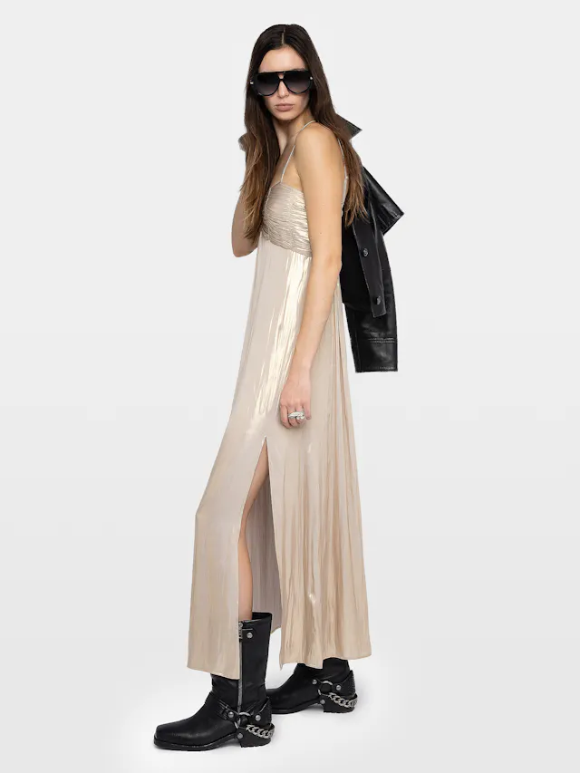 Vestido Rippie Satén