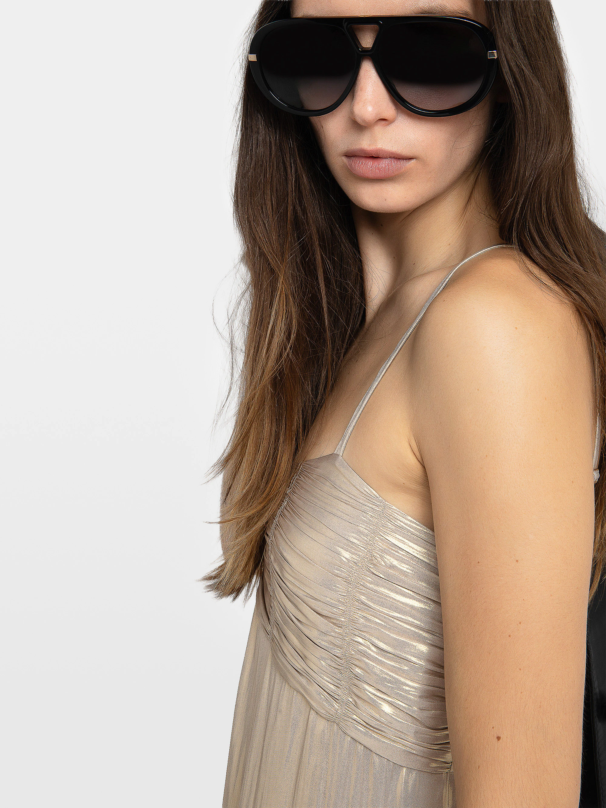 Vestido Rippie Satén