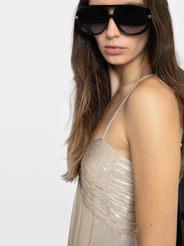 Vestido Rippie Satén