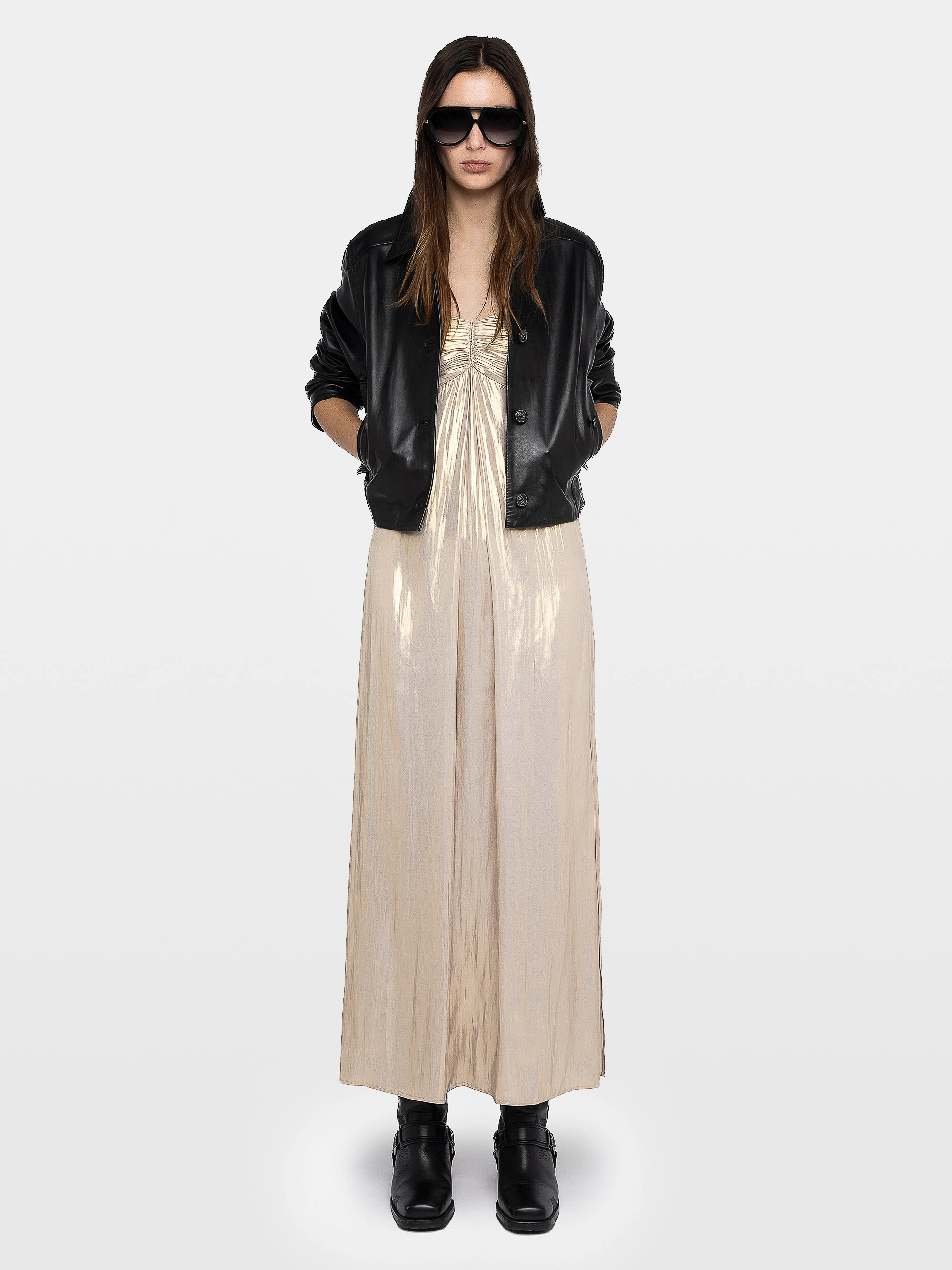 Vestido Rippie Satén