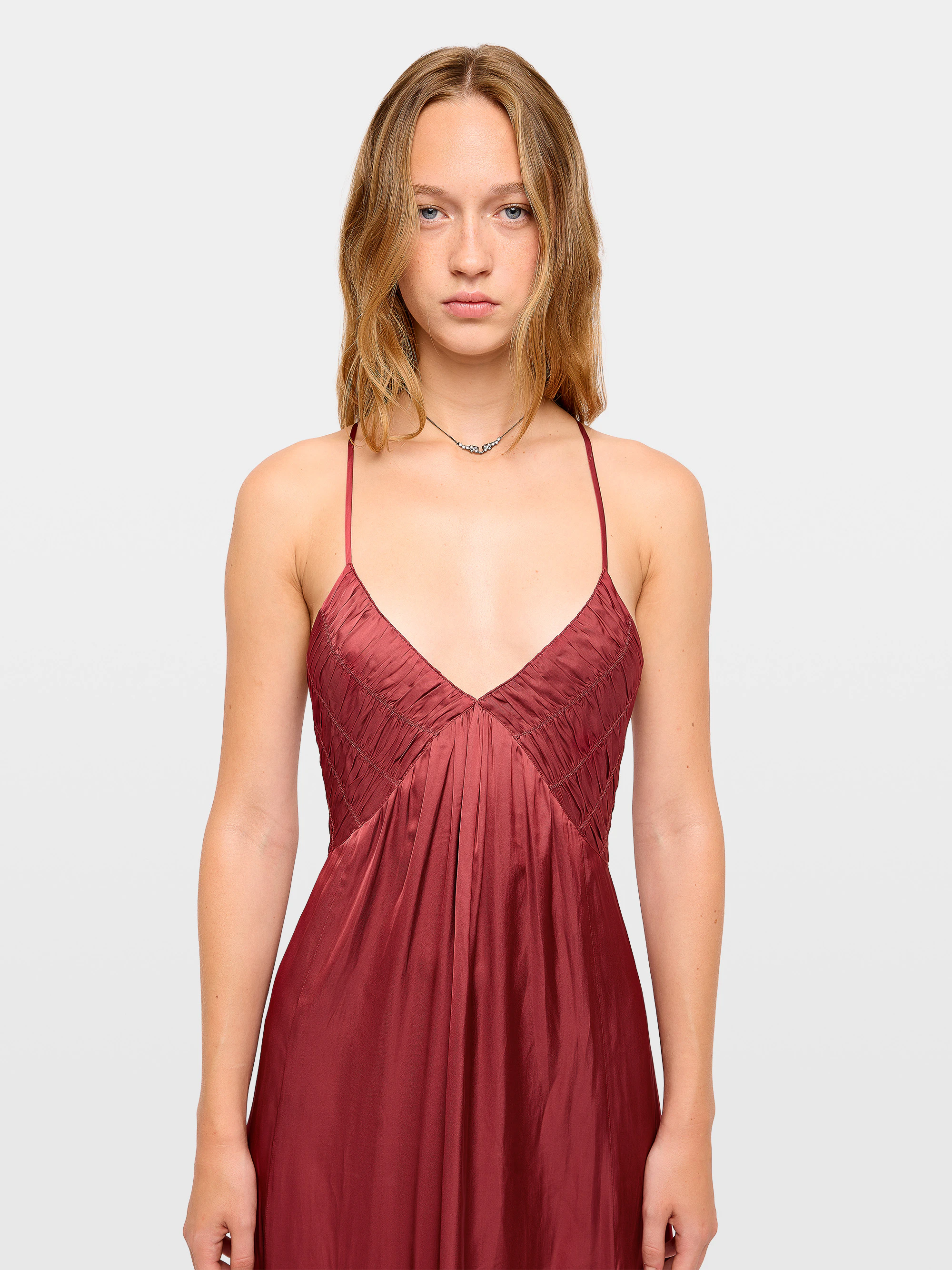 Rayonne Satin Dress
