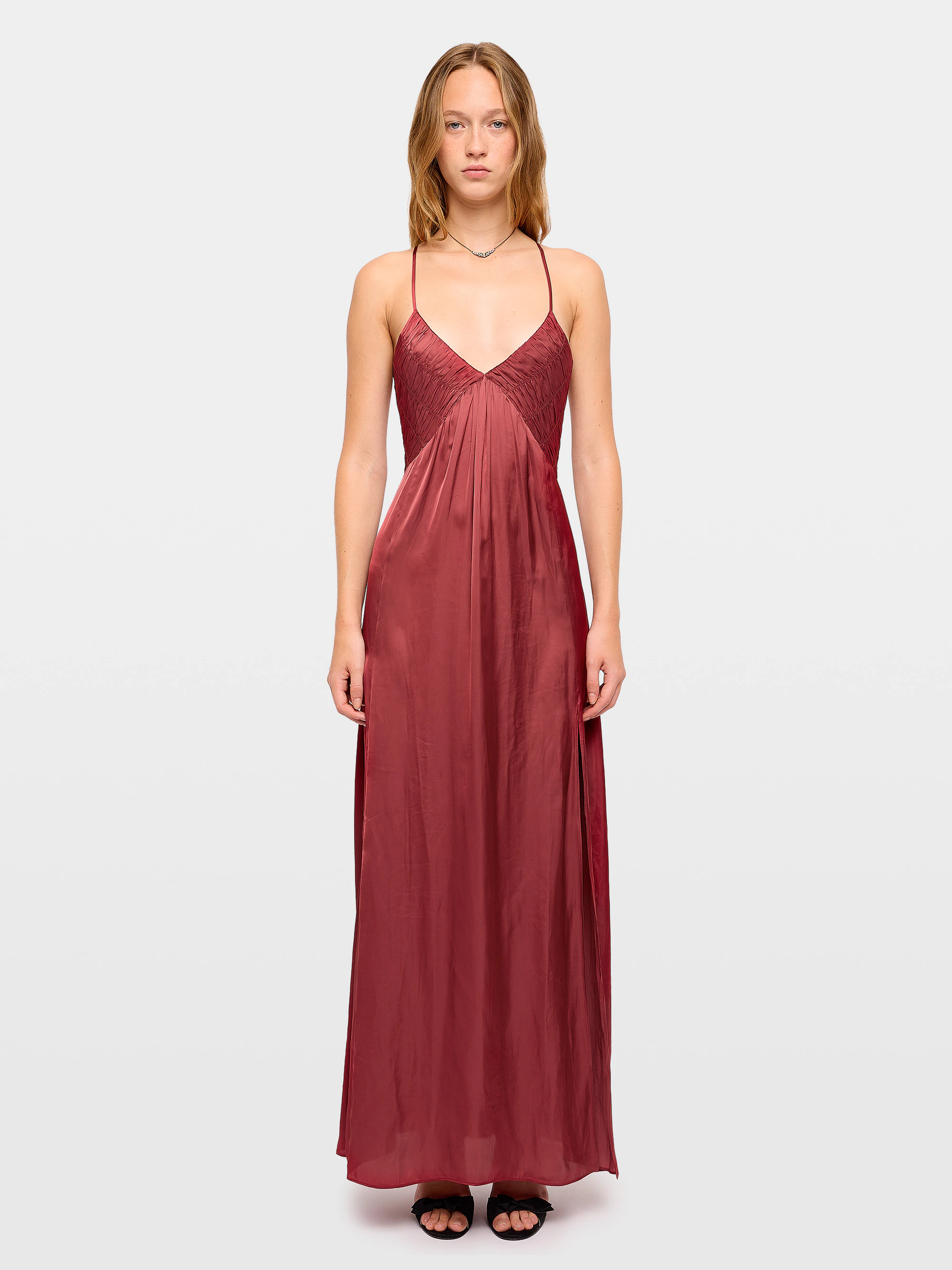 Rayonne Satin Dress