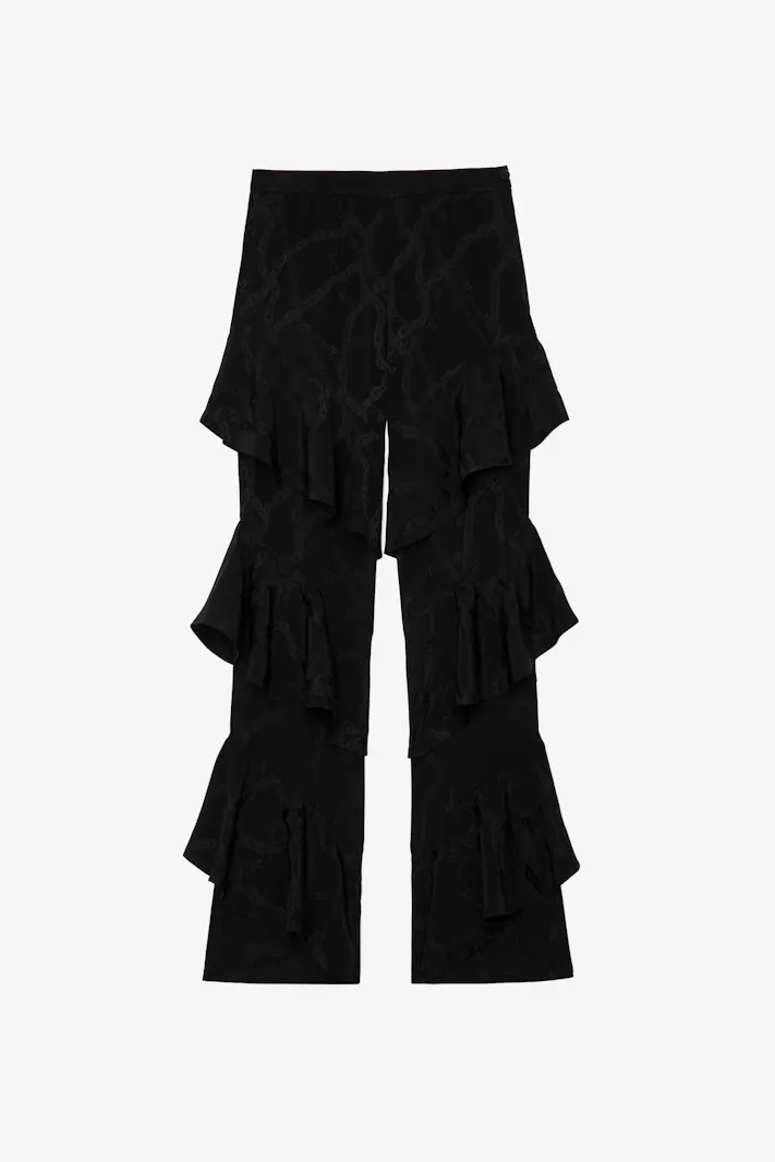Pantalón de seda Poum Chaines