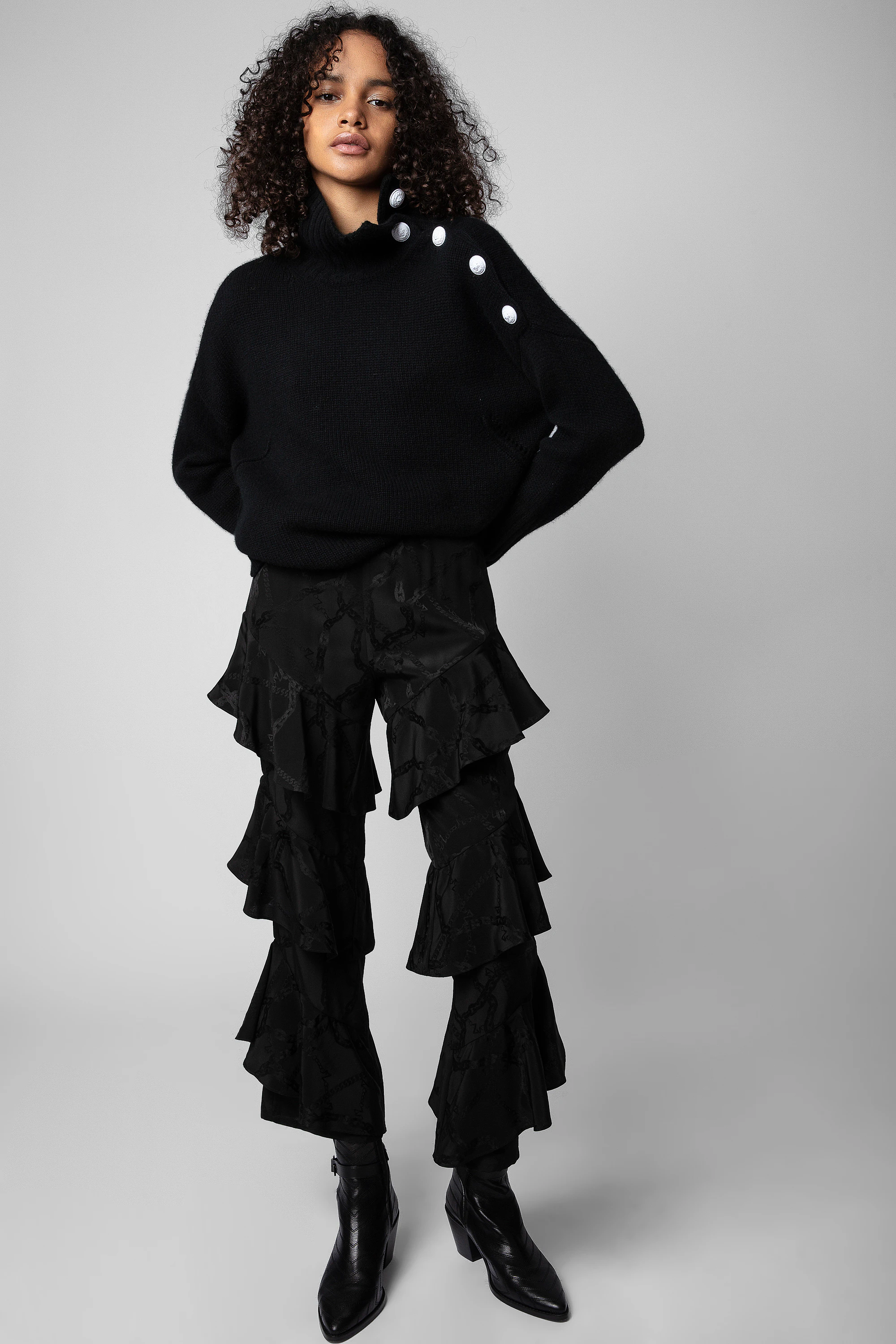 Poum Chains Silk Trousers thumbnail 1
