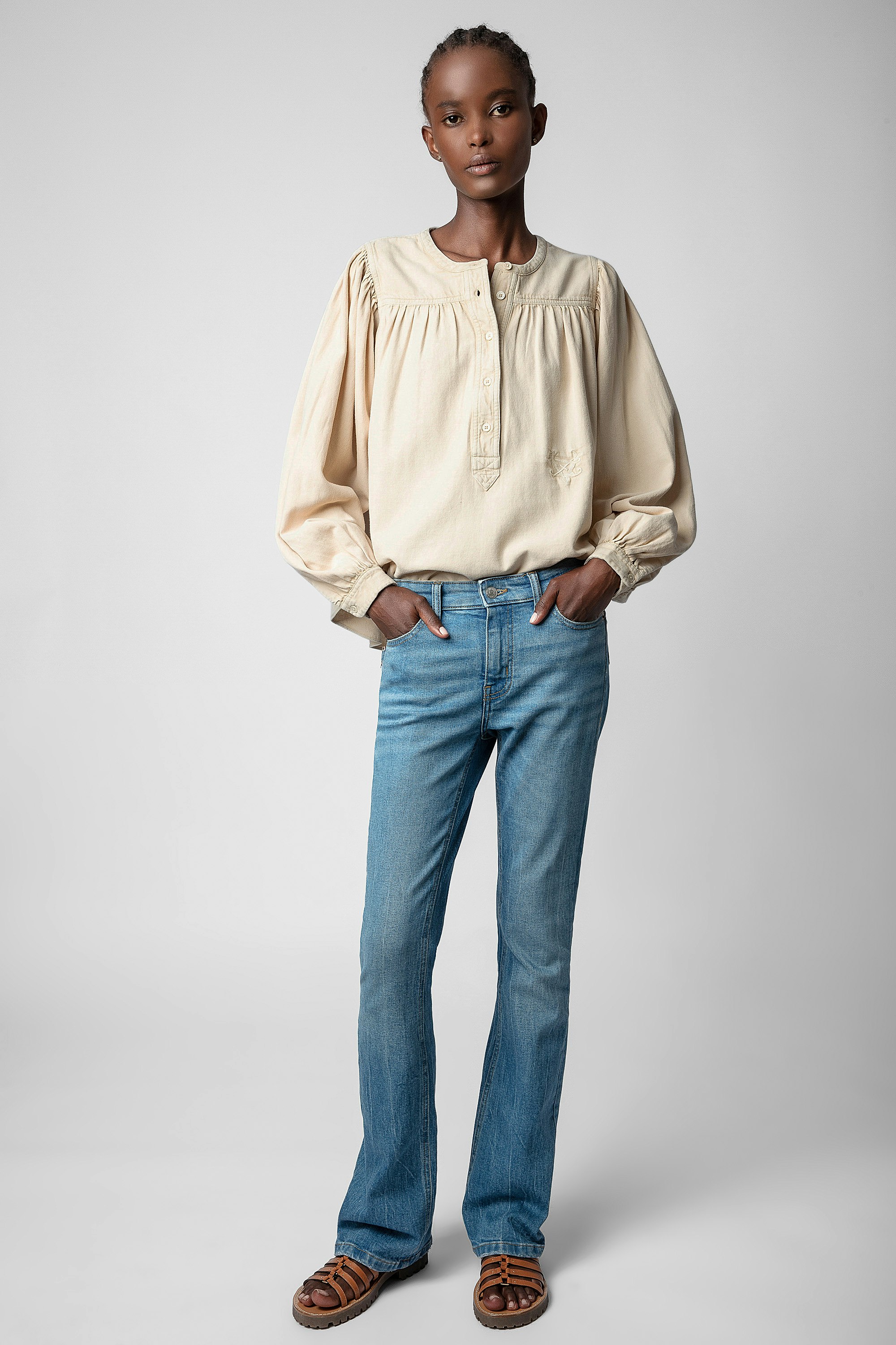 Tigy Cotton Twill Blouse