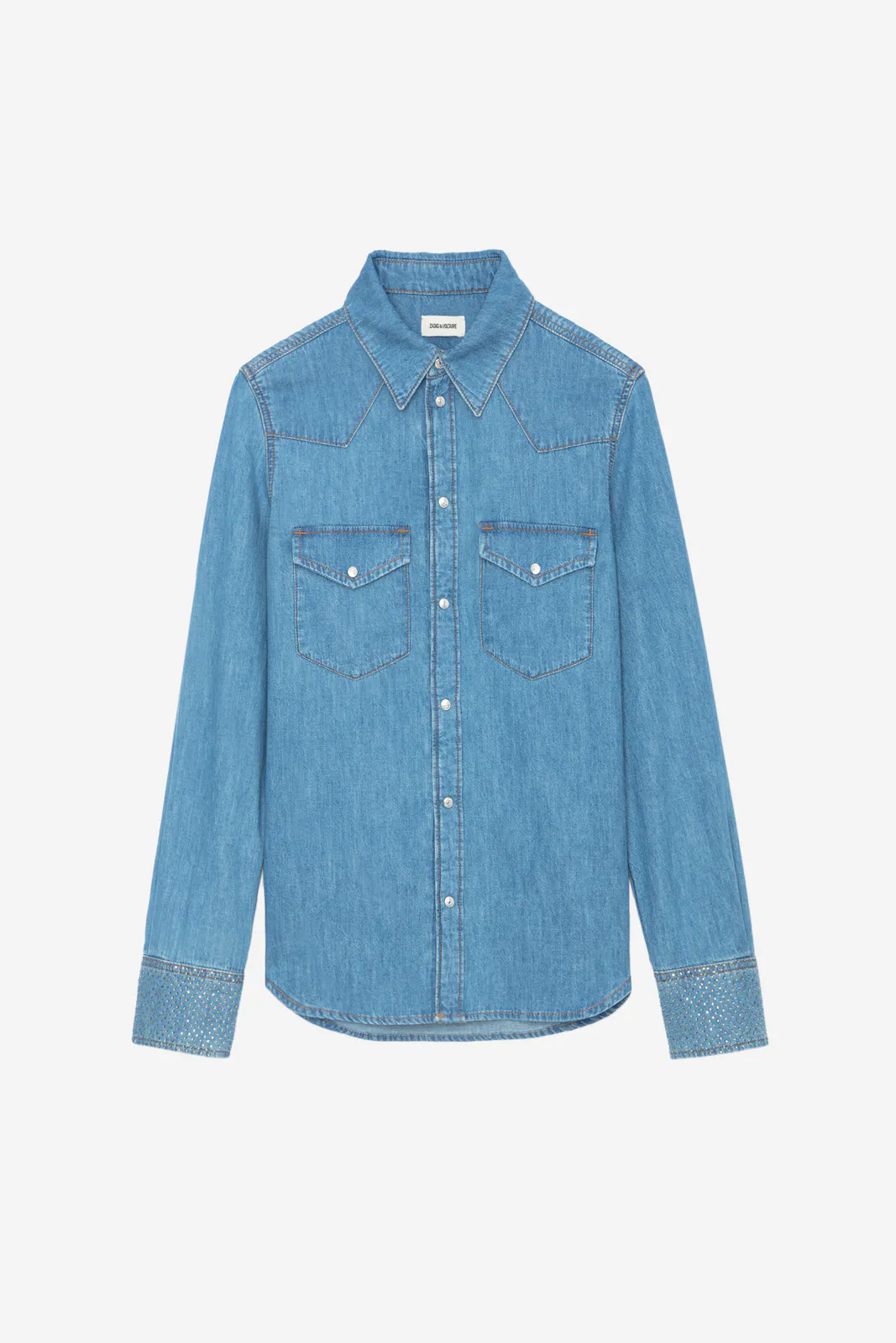 Thelma Denim Diamanté Shirt