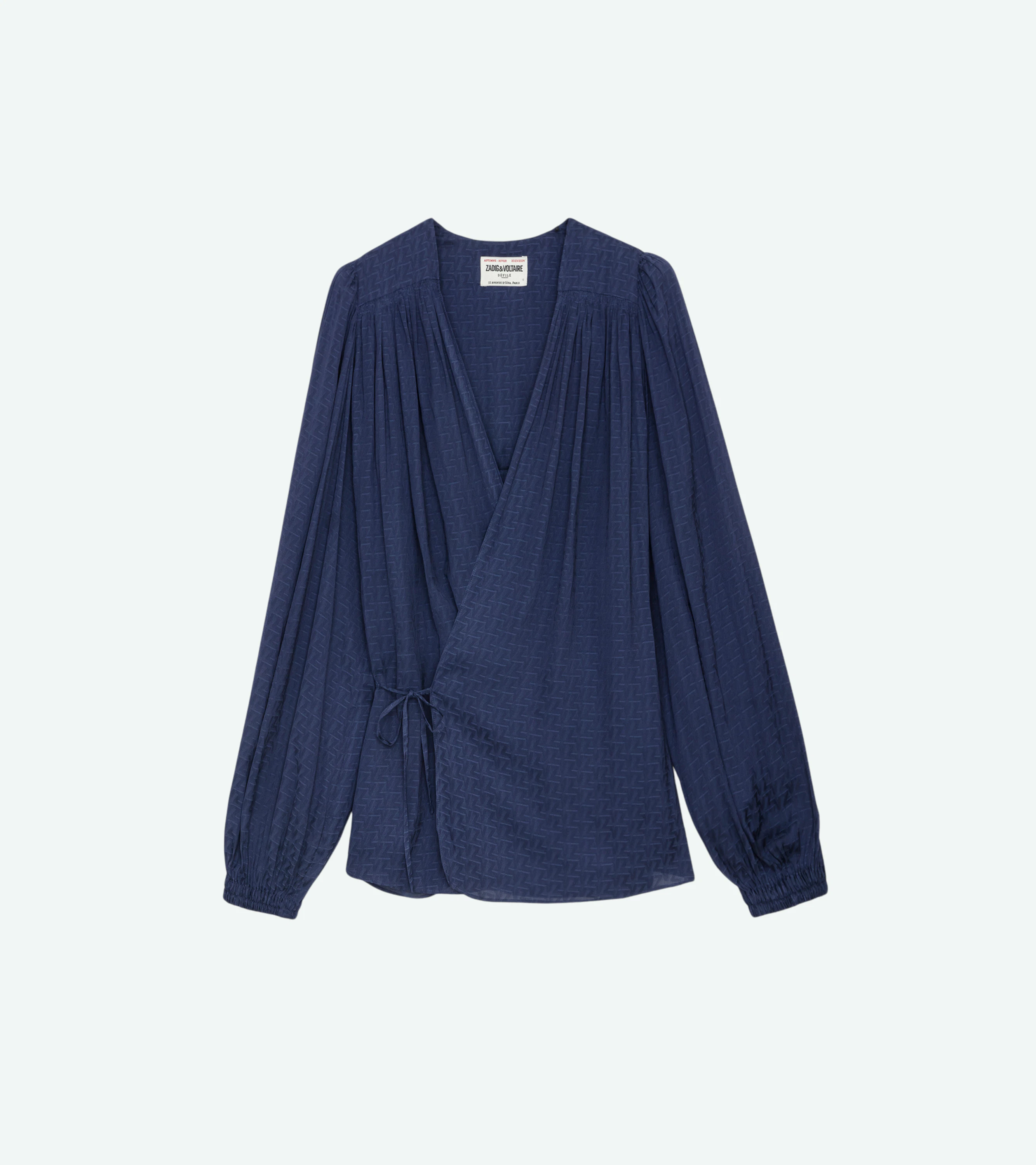 Tenew Satin Shirt shirt navy women | Zadig&Voltaire