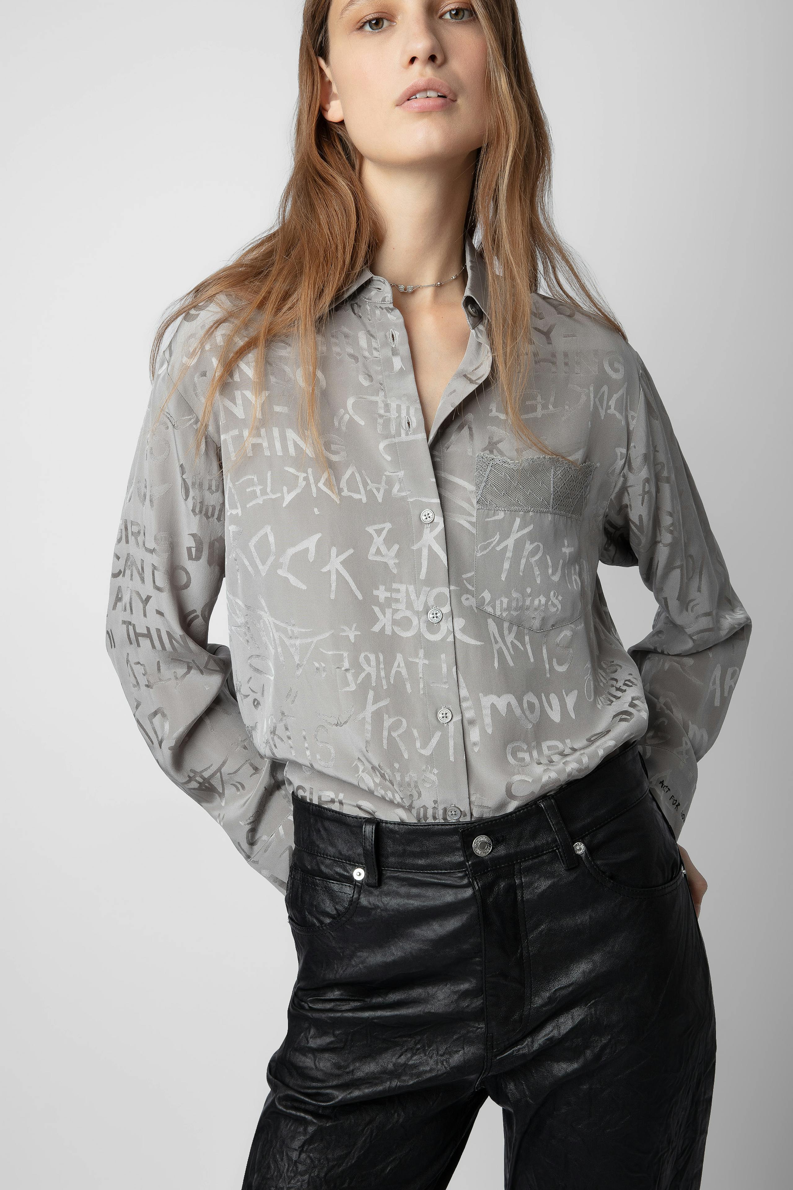 Morning Jacquard Silk Shirt 3