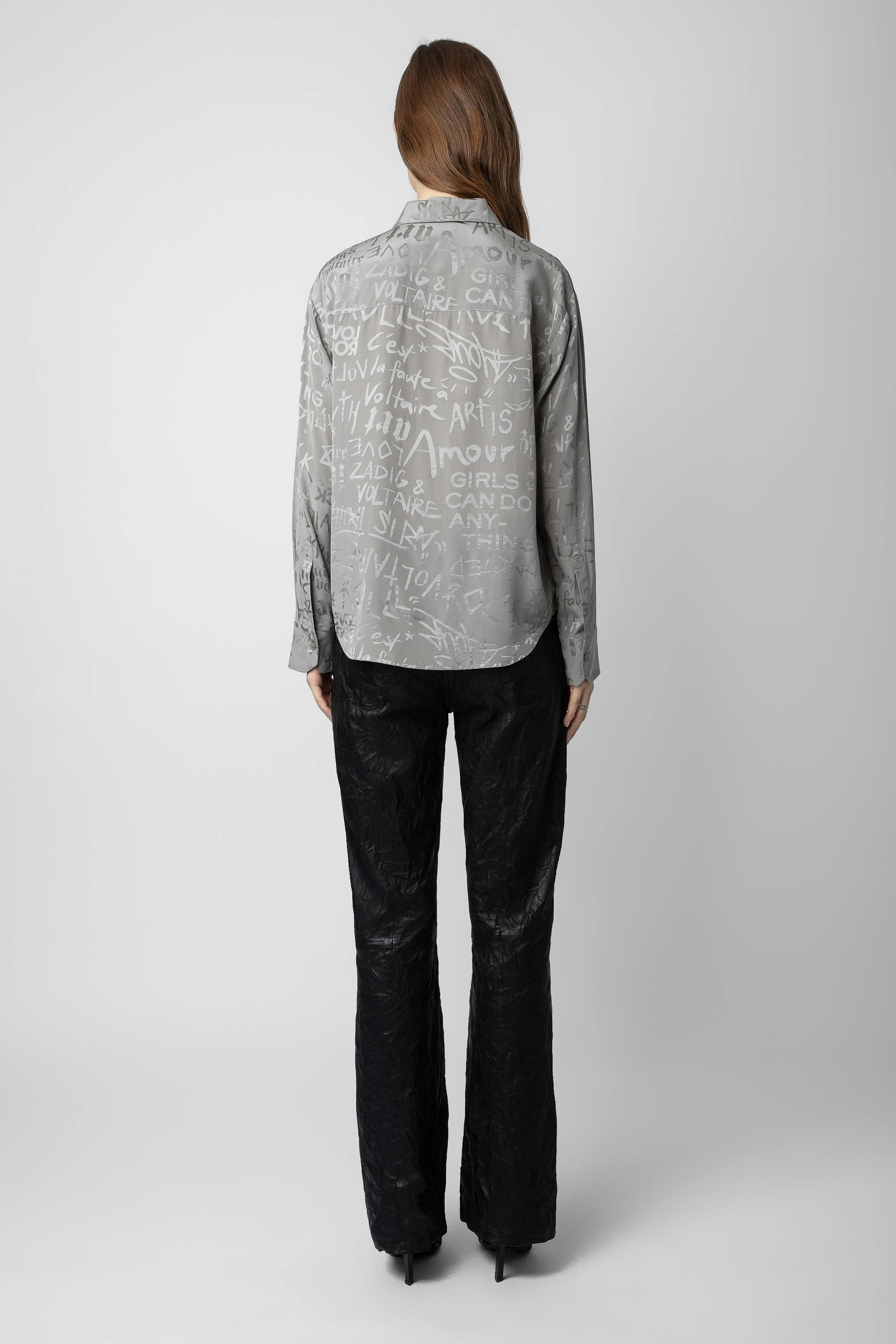 Morning Jacquard Silk Shirt 4