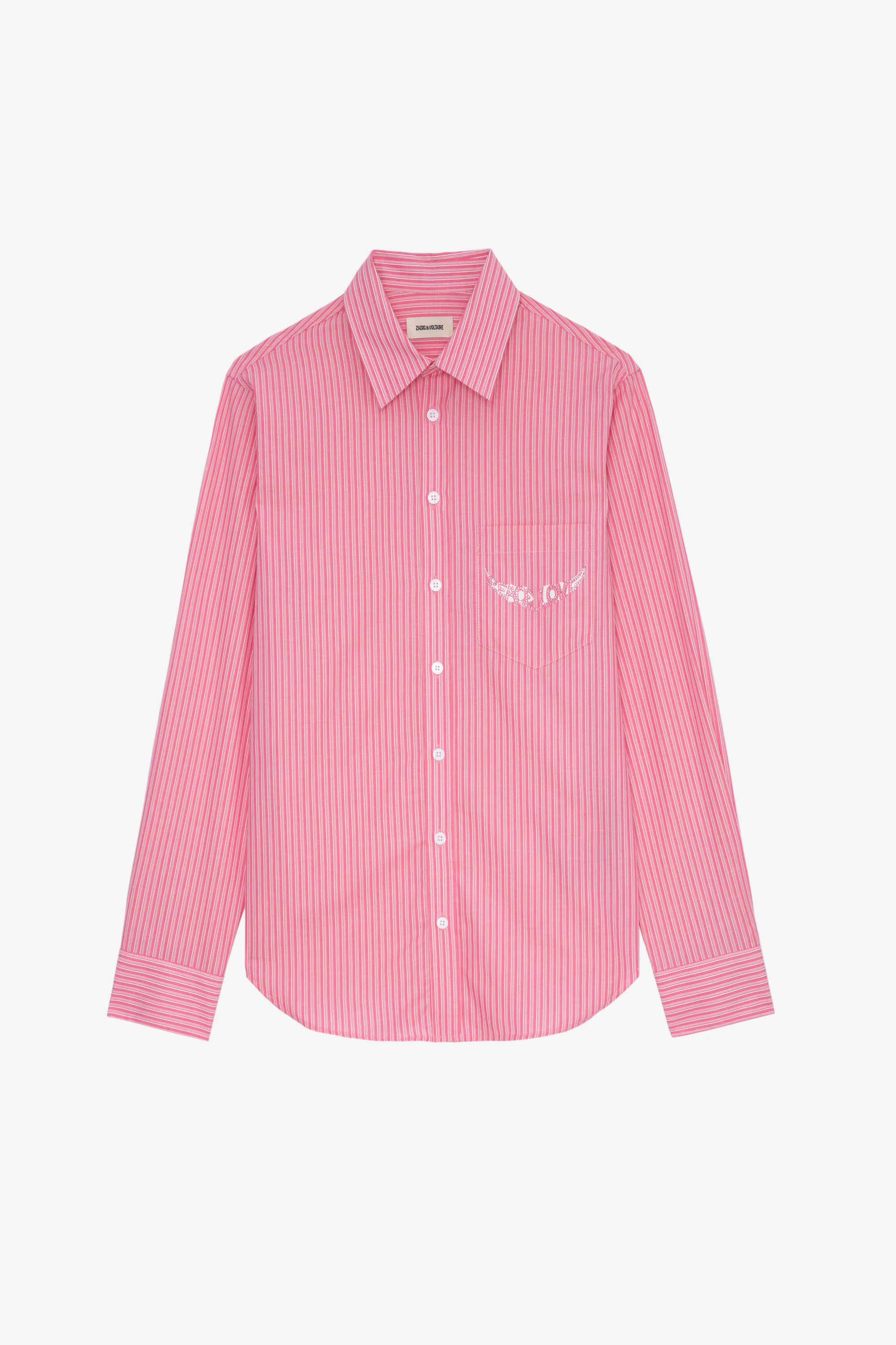 Taskiz Diamanté Shirt shirt pink women | Zadig&Voltaire