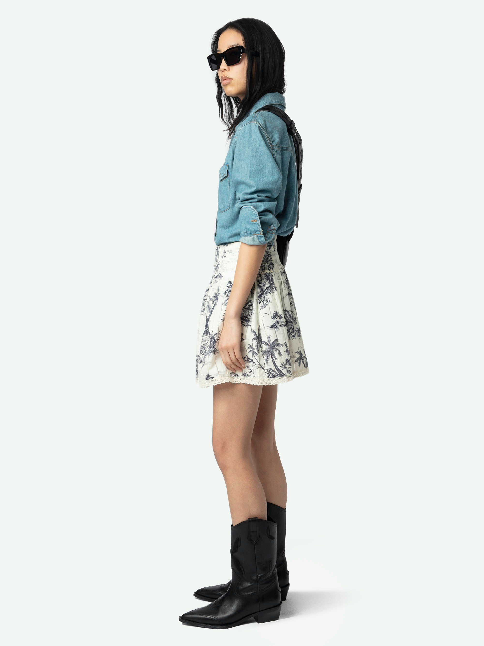 Thelma Women's Western Denim Shirt 2