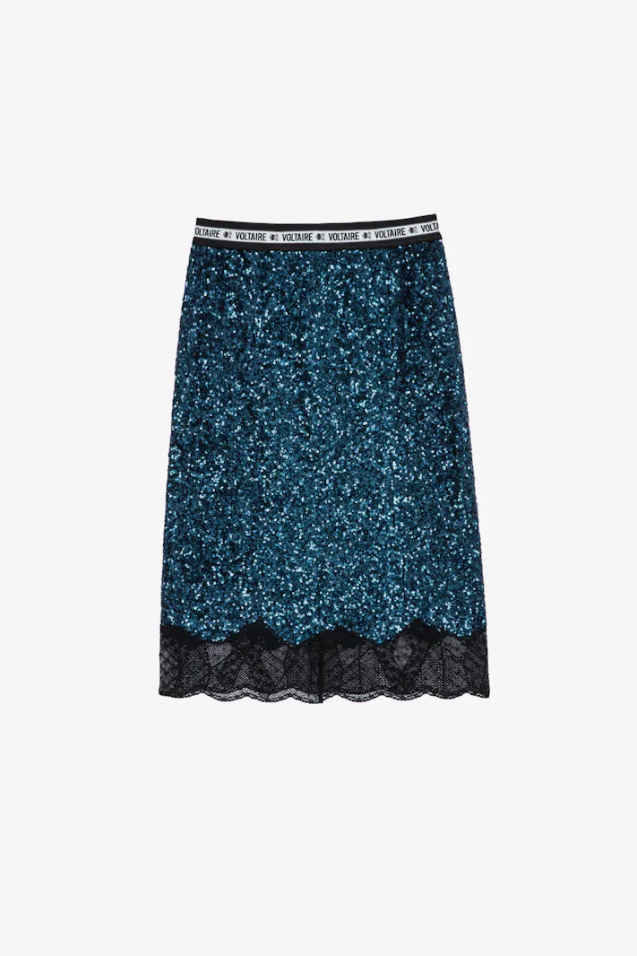 Falda Justicia Sequins